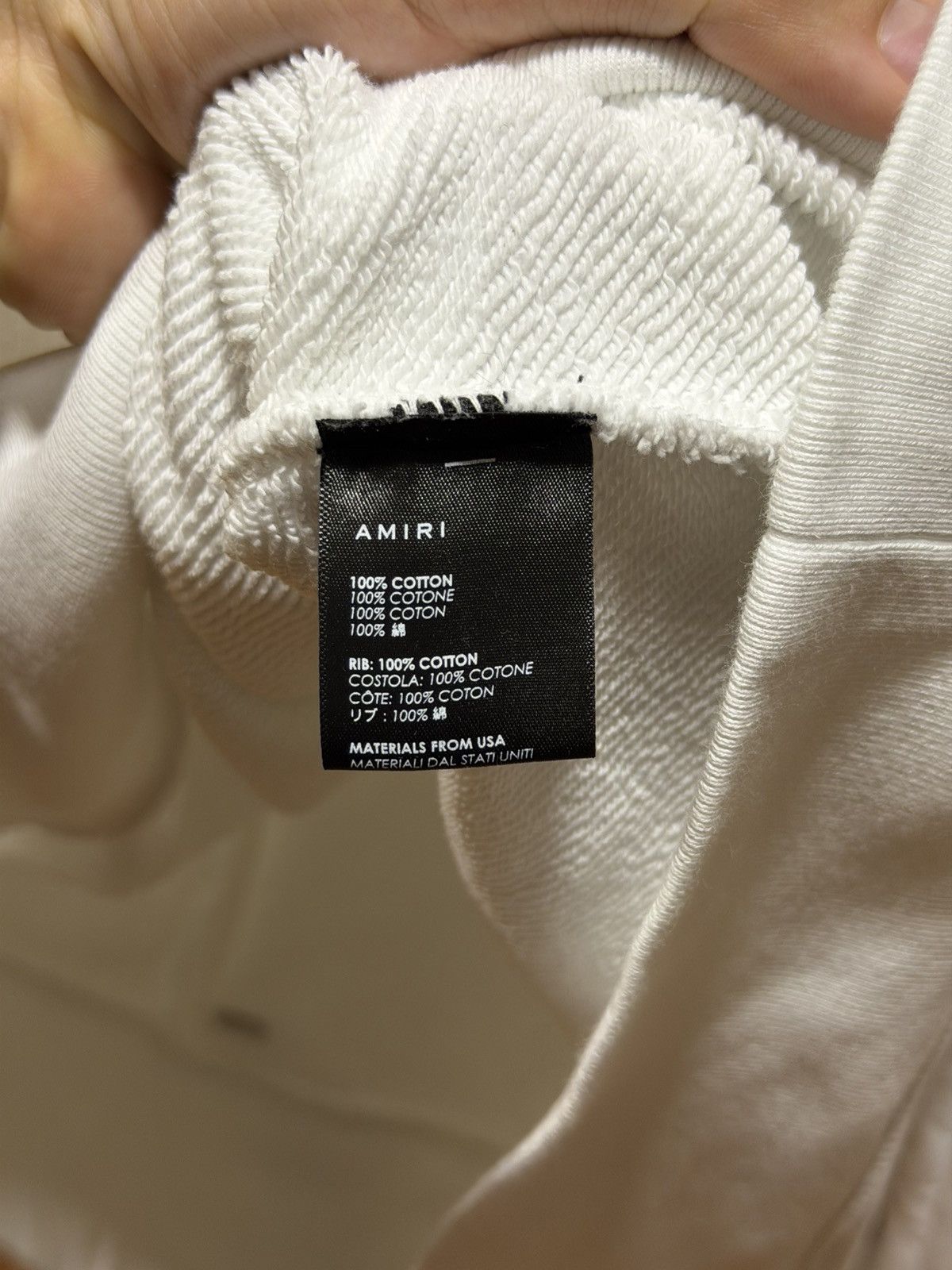 Amiri AMIRI MA SNAKE LOGO WHITE HOODIE Size US L / EU 52-54 / 3 - 8 Thumbnail