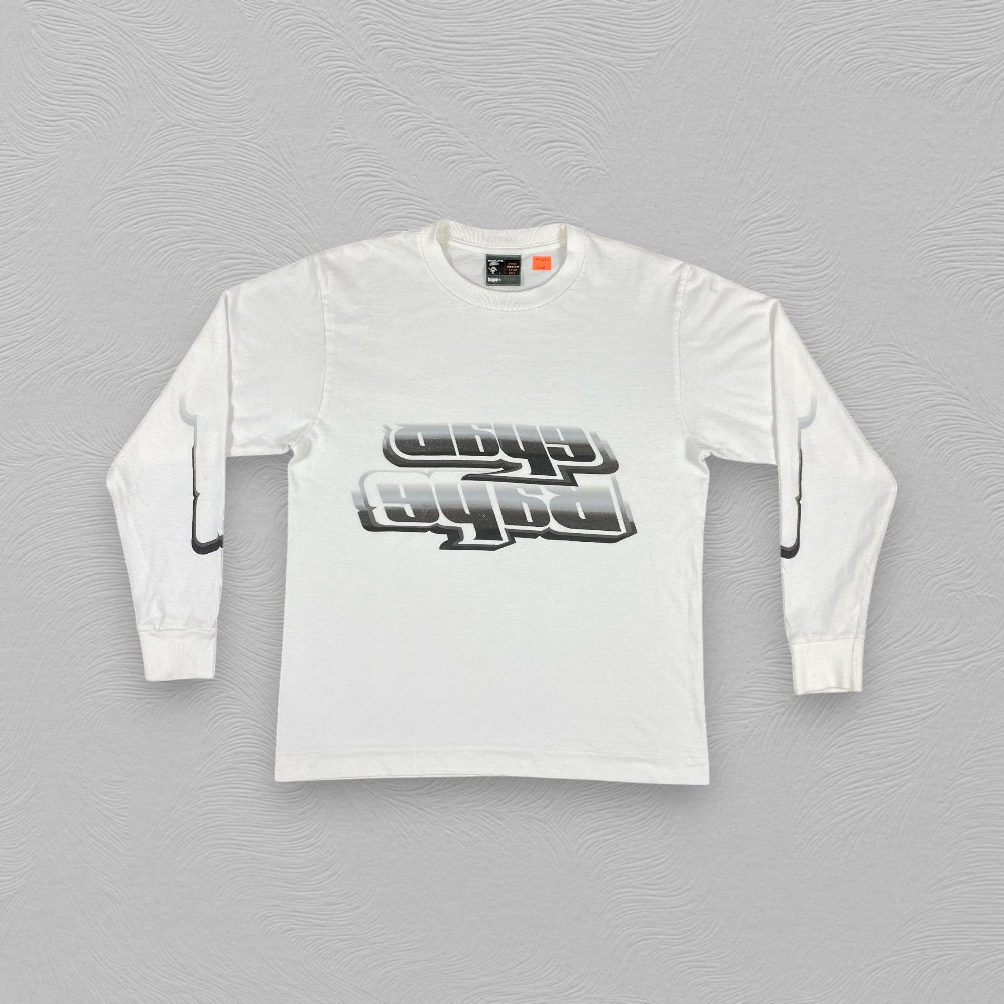 Bape Vintage A Bathing Ape Long Sleeve Medium Shirt - L058 Size US M / EU 48-50 / 2 - 1 Thumbnail