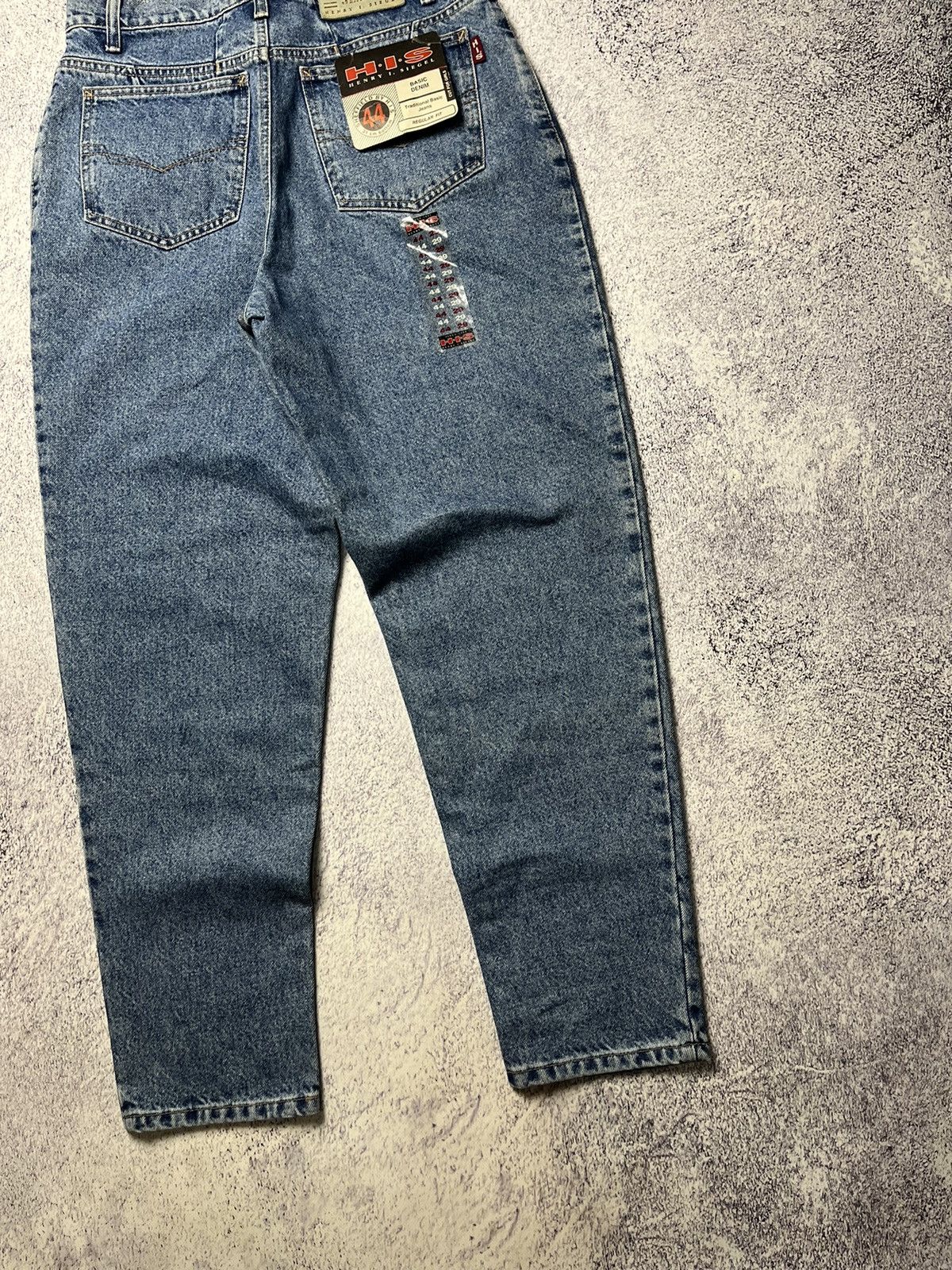 Vintage 🔥New! Vintage Jeans H.I.S Acid Wash Blue Made In USA Size US 32 / EU 48 - 16 Thumbnail