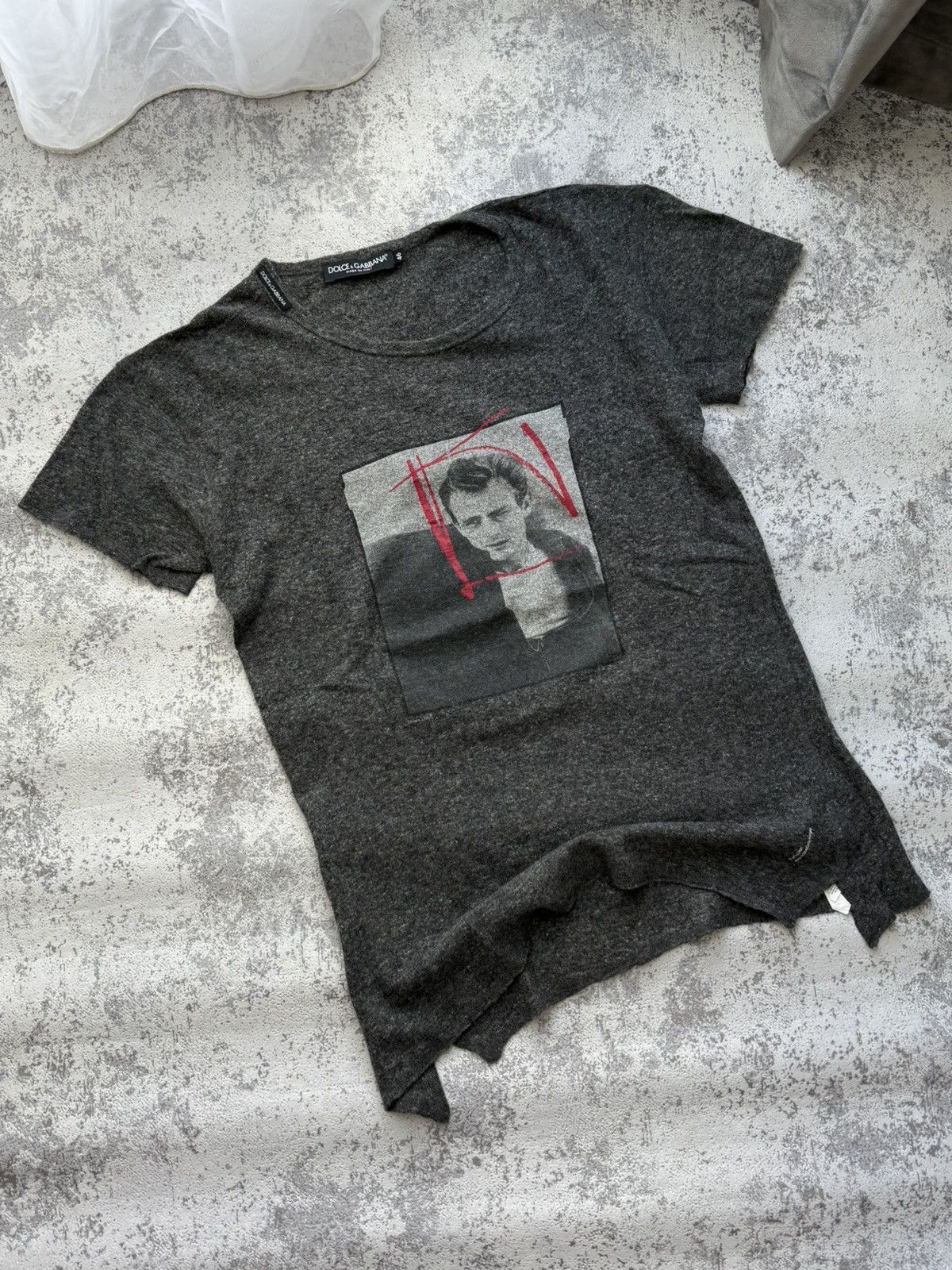 トップス DOLCE&GABBANA JAMES DEAN archive T-shirt Dolce & Gabbana Dolce & Gabbana James Dean Bubble Print
