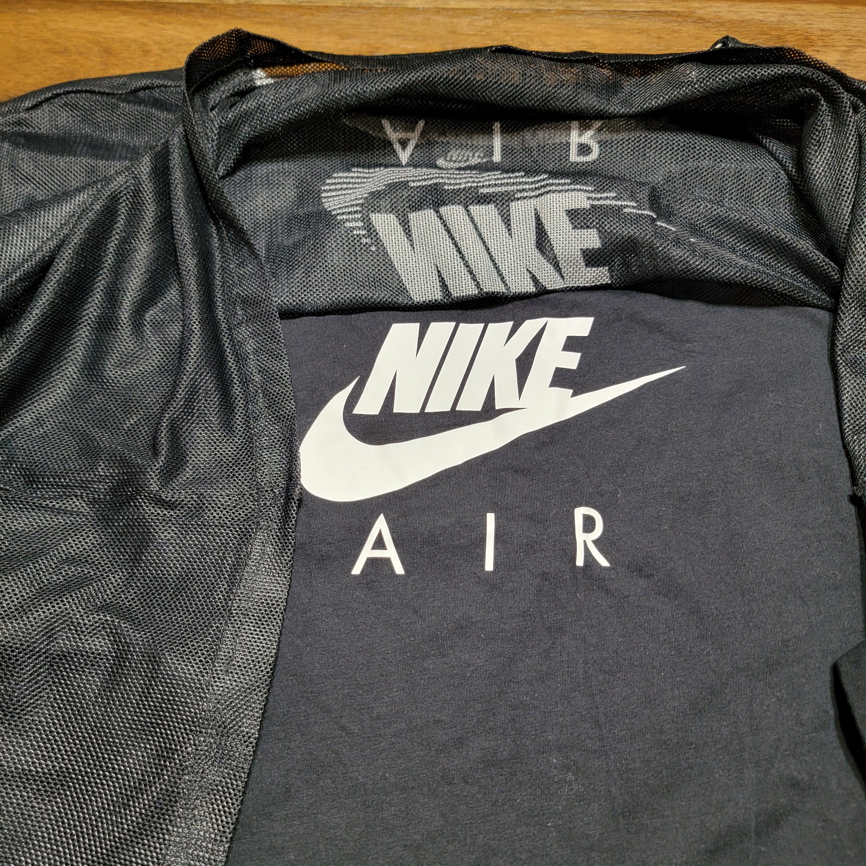 Nike Nike Air SS Black Crop Net Tee - Size 3X Size 3XL / US 20-22 - 3 Thumbnail
