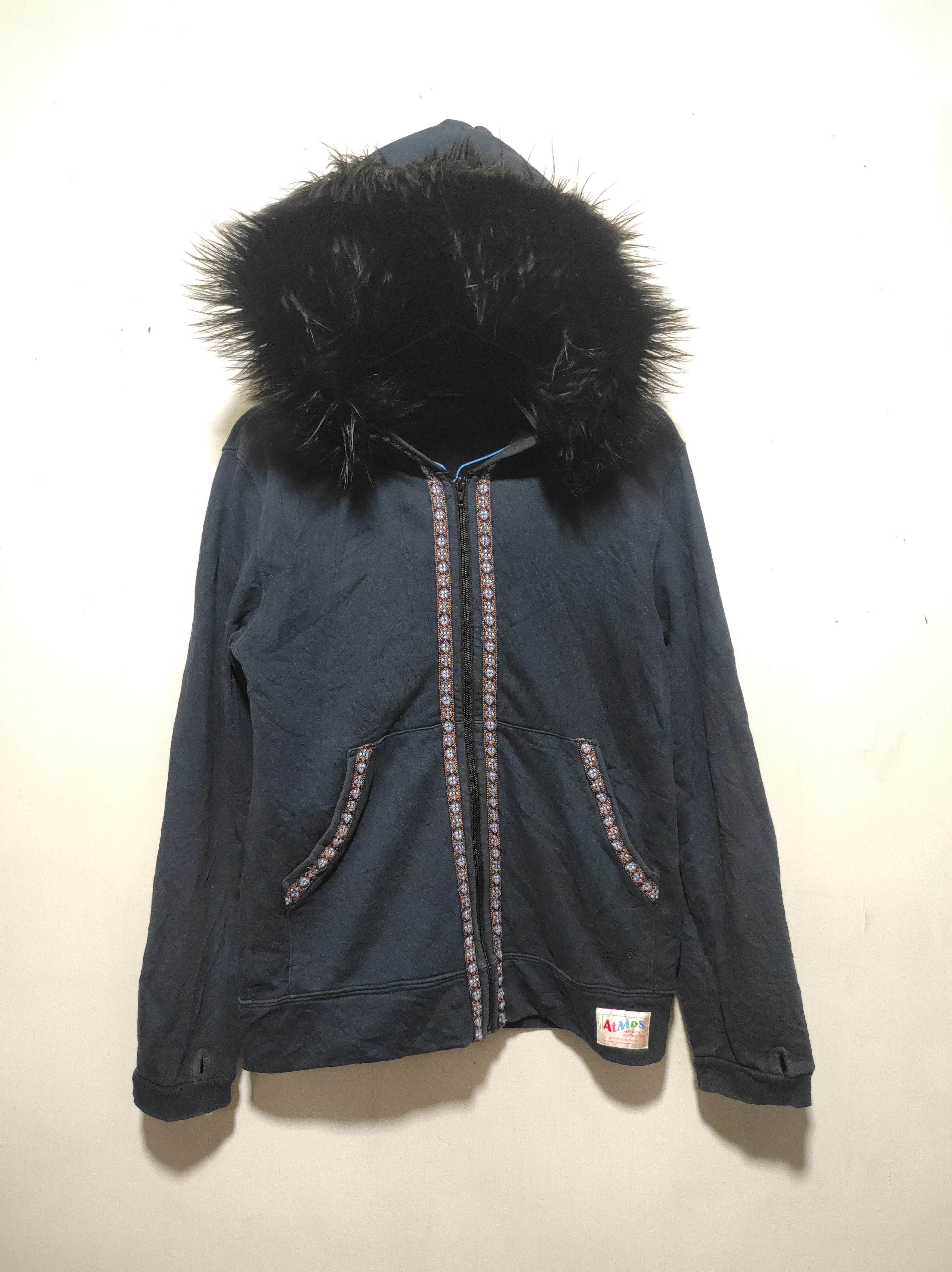 Hysteric Glamour Rokx Zip Fur Hoodie i6w9 Lgb Style navy Size US M / EU 48-50 / 2 - 2 Thumbnail