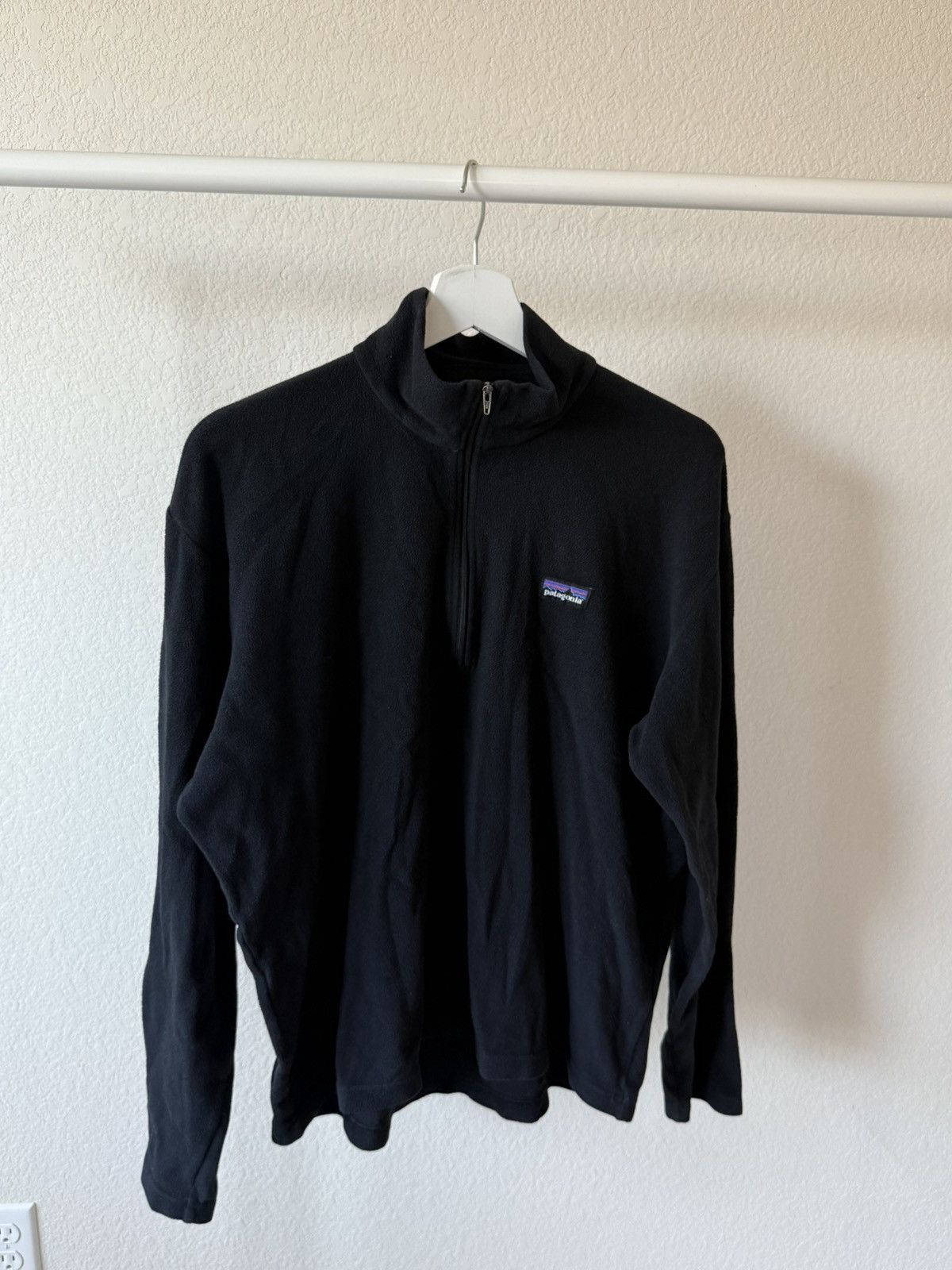 Patagonia 1/4 Zip Logo Sweater Vintage Size US M / EU 48-50 / 2 - 2 Thumbnail