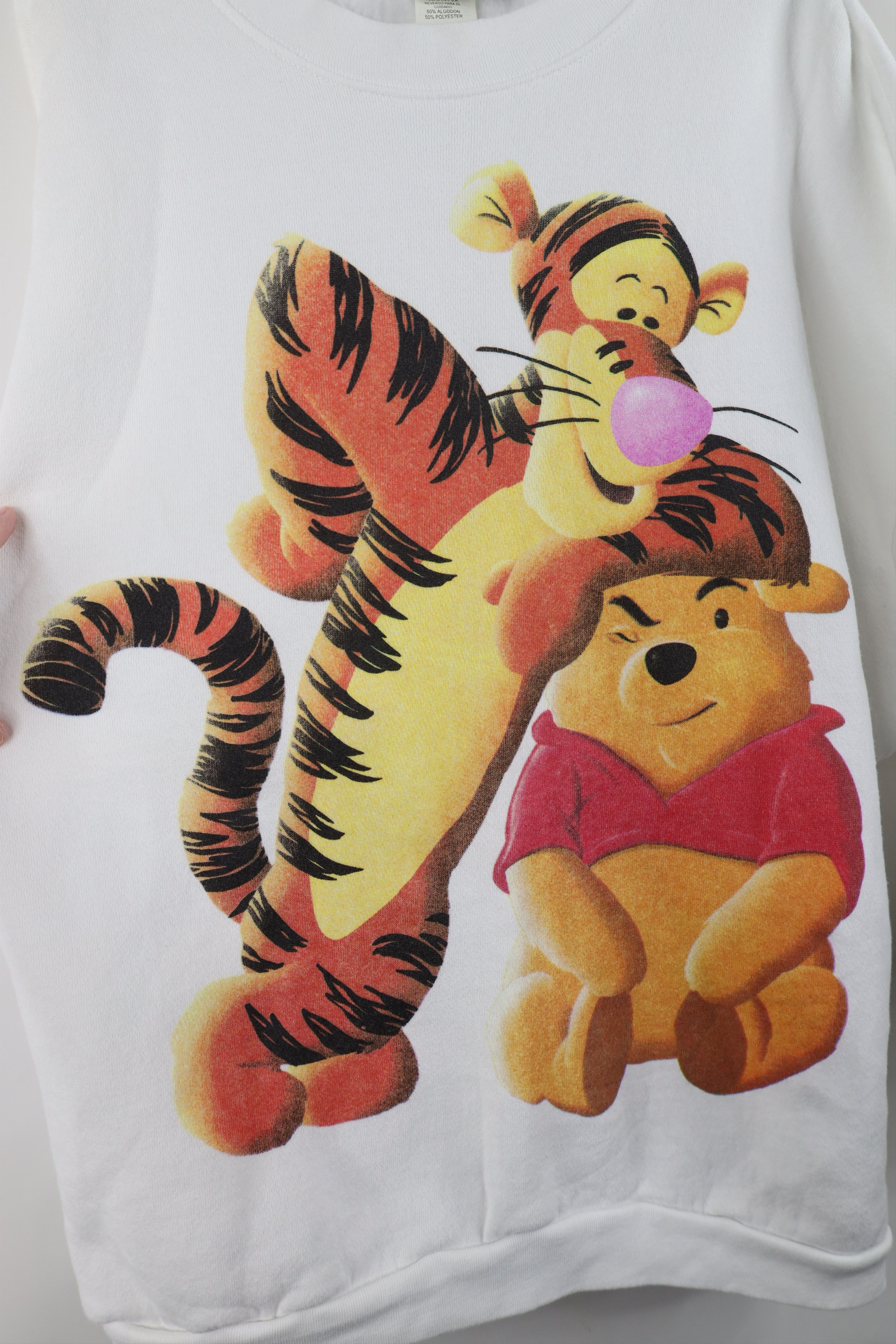 Disney Vintage 90s Disney Winnie the Pooh Tigger Sweatshirt USA Size US XXL / EU 58 / 5 - 4 Thumbnail