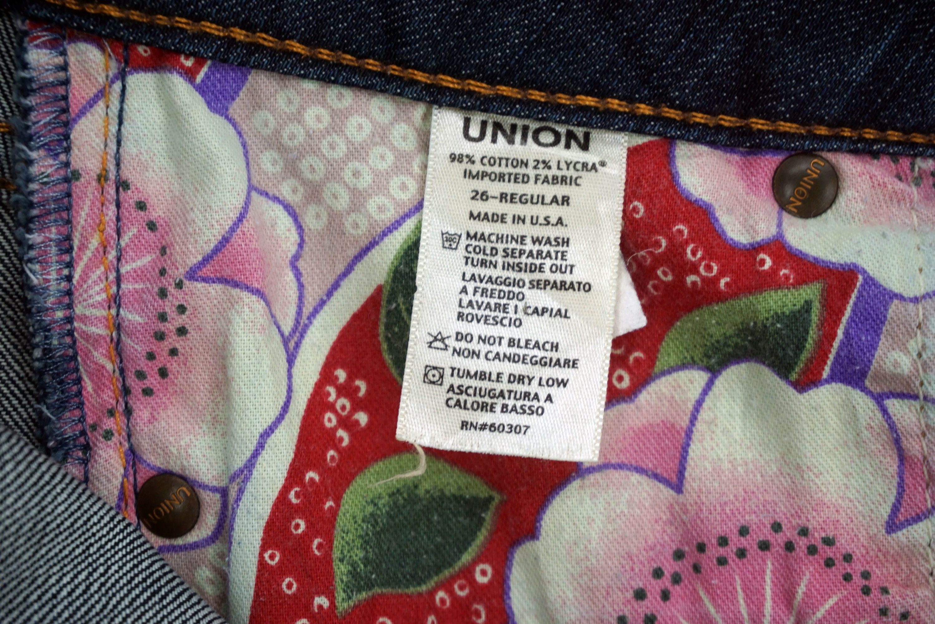 Union LA Vintage UNION Jeans W30xL30 Low-Rise Bootcut Flared Denim Size 26" / US 2 / IT 38 - 12 Thumbnail