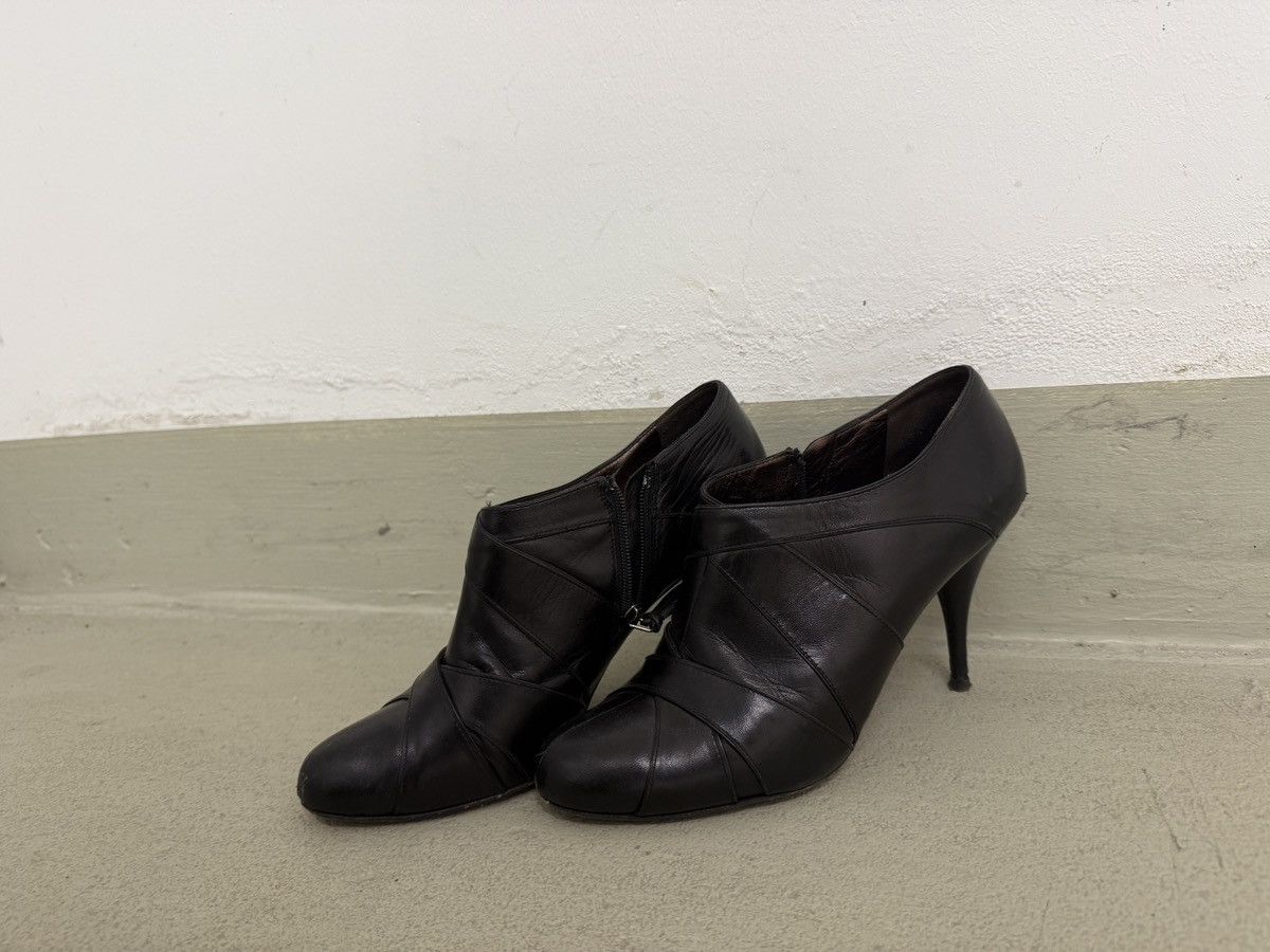 Miu Miu Miu Miu Black Leather Ankle Booties Size US 8 / IT 38 - 8 Thumbnail