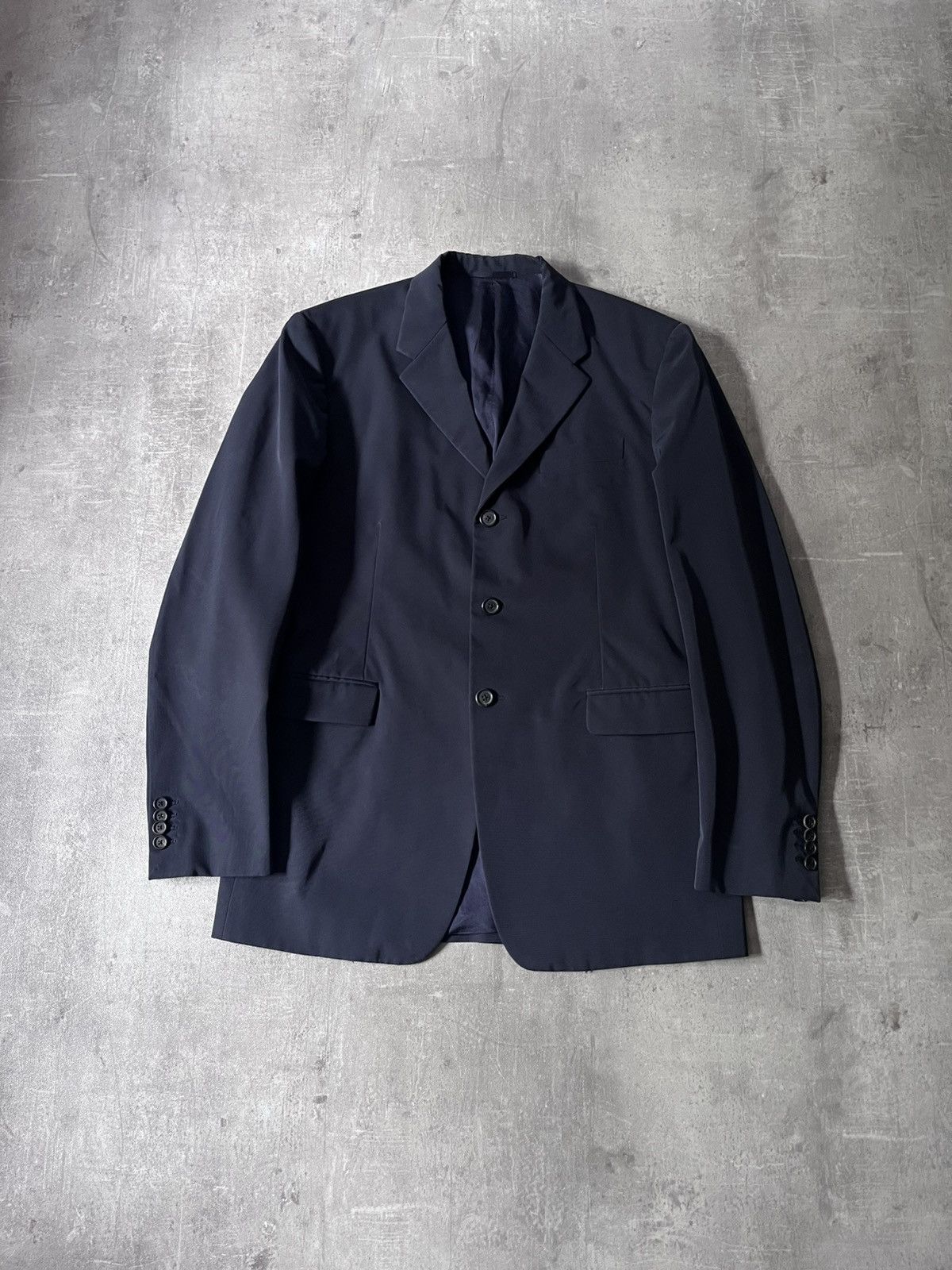 Prada Prada navy blazer jacket vintage 90s Size US M / EU 48-50 / 2 - 1 Thumbnail