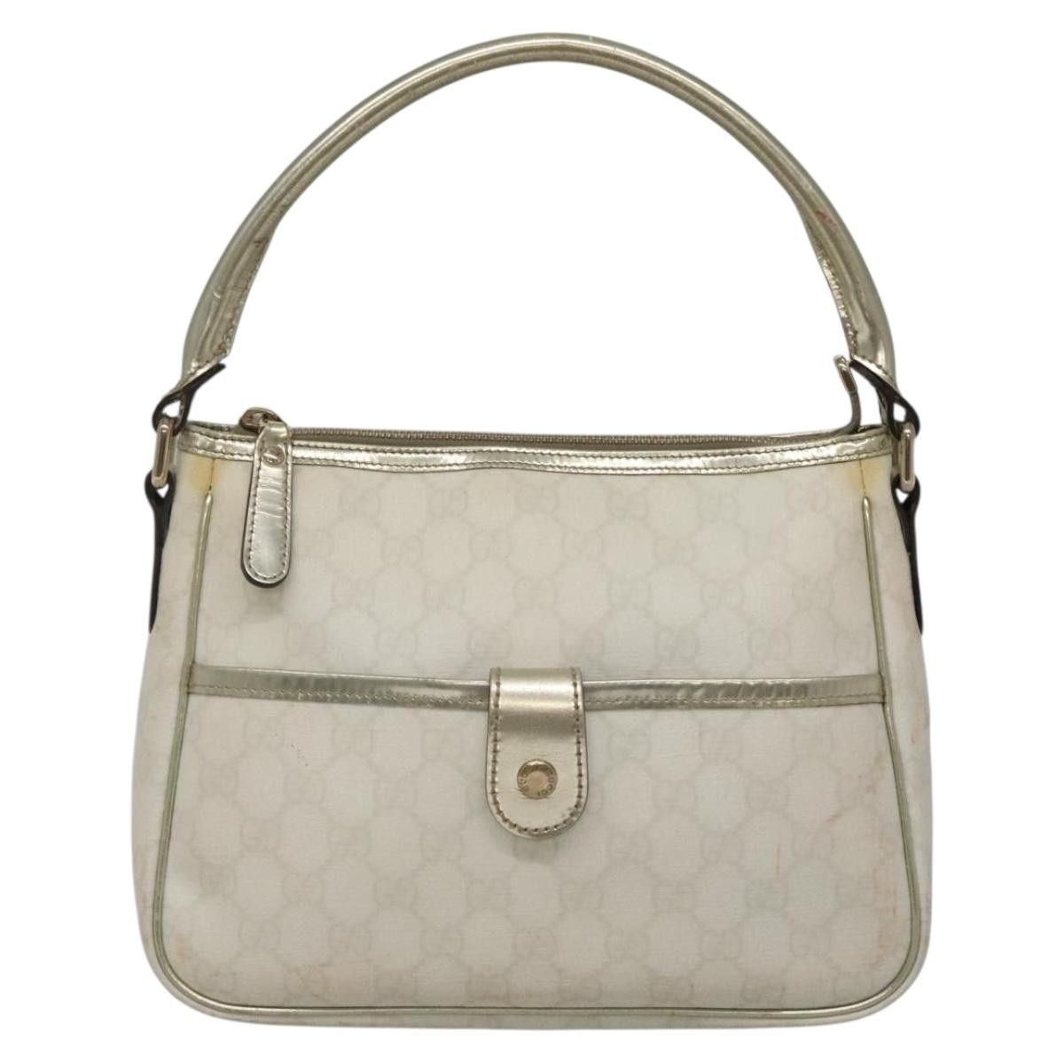 Gucci GUCCI GG Supreme Shoulder Bag Pvc White Gold Size ONE SIZE - 2 Thumbnail