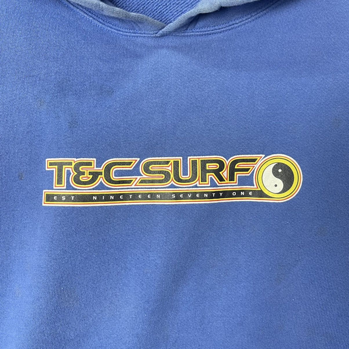 Vintage Vintage T&C Surf Hawaii Logo Hoodie Blue Streetwear Size US M / EU 48-50 / 2 - 3 Thumbnail