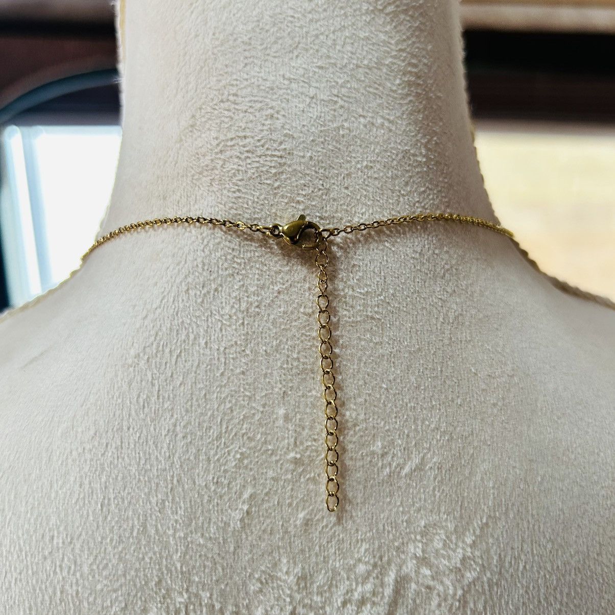 Vintage Vintage gold caged bead pendant on chain necklace Size ONE SIZE - 5 Thumbnail