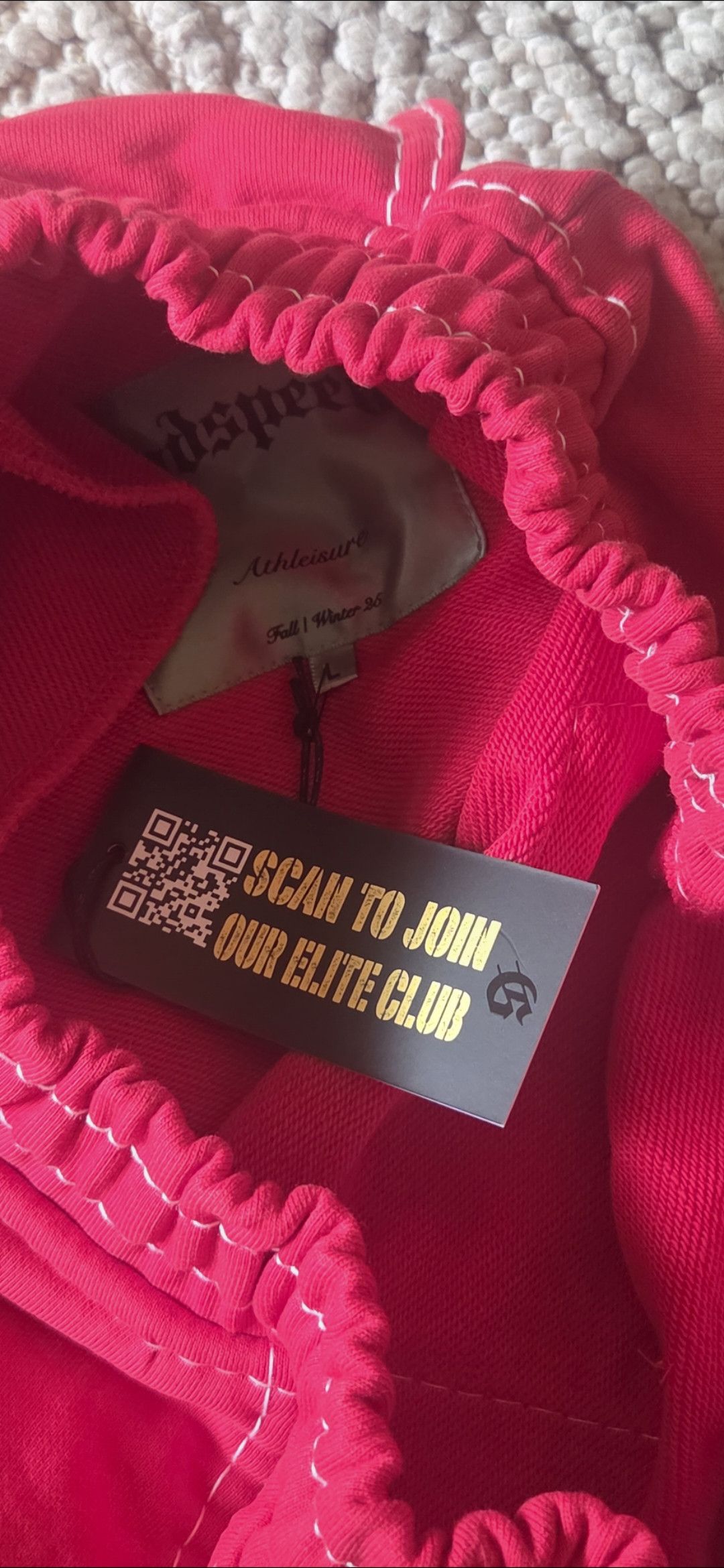 Godspeed Godspeed OG Logo Sweatsuit Stitched Red Size Large NWT Size US L / EU 52-54 / 3 - 7 Thumbnail
