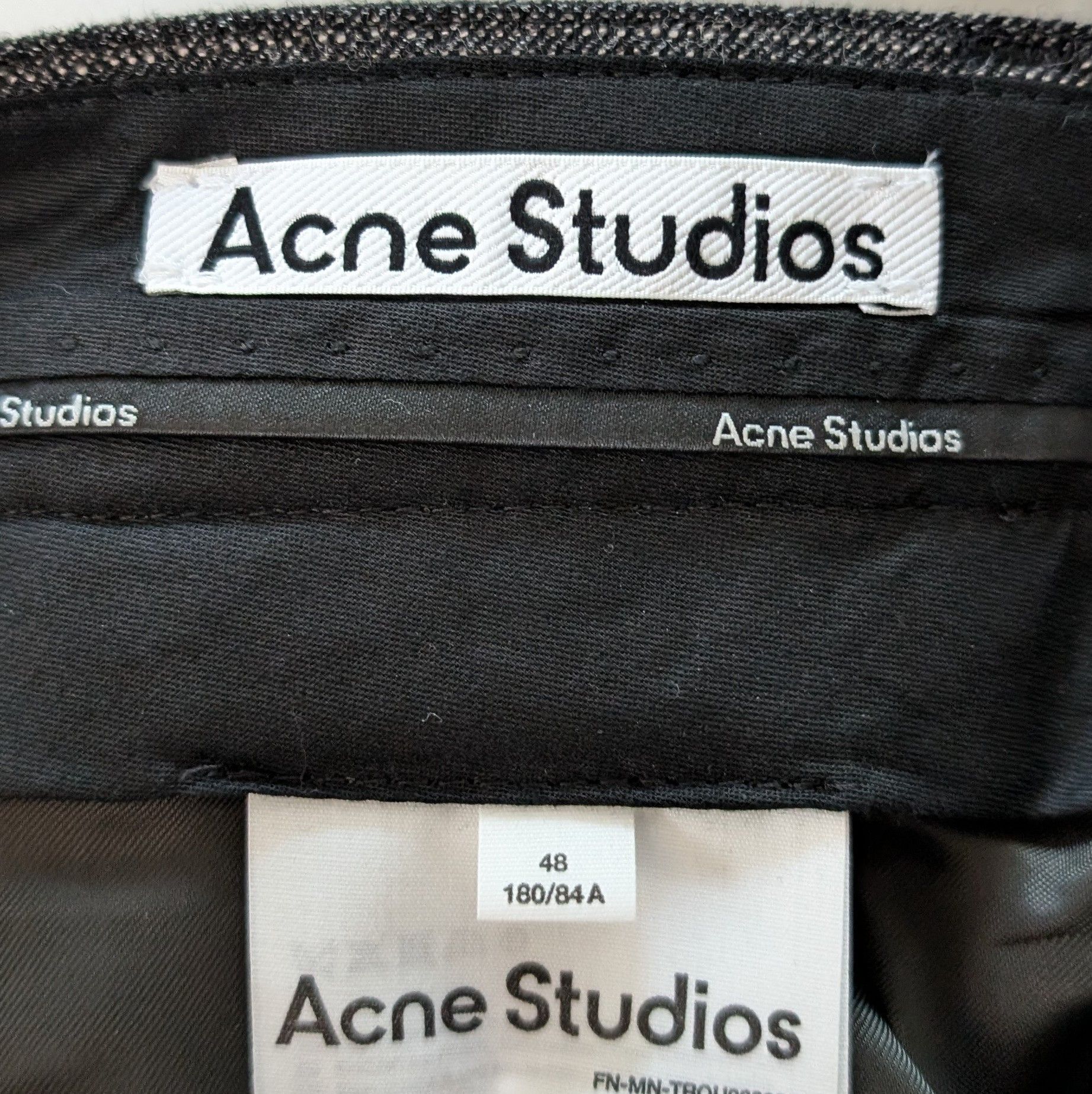 Acne Studios Wool Tailored Trousers Size US 32 / EU 48 - 3 Thumbnail