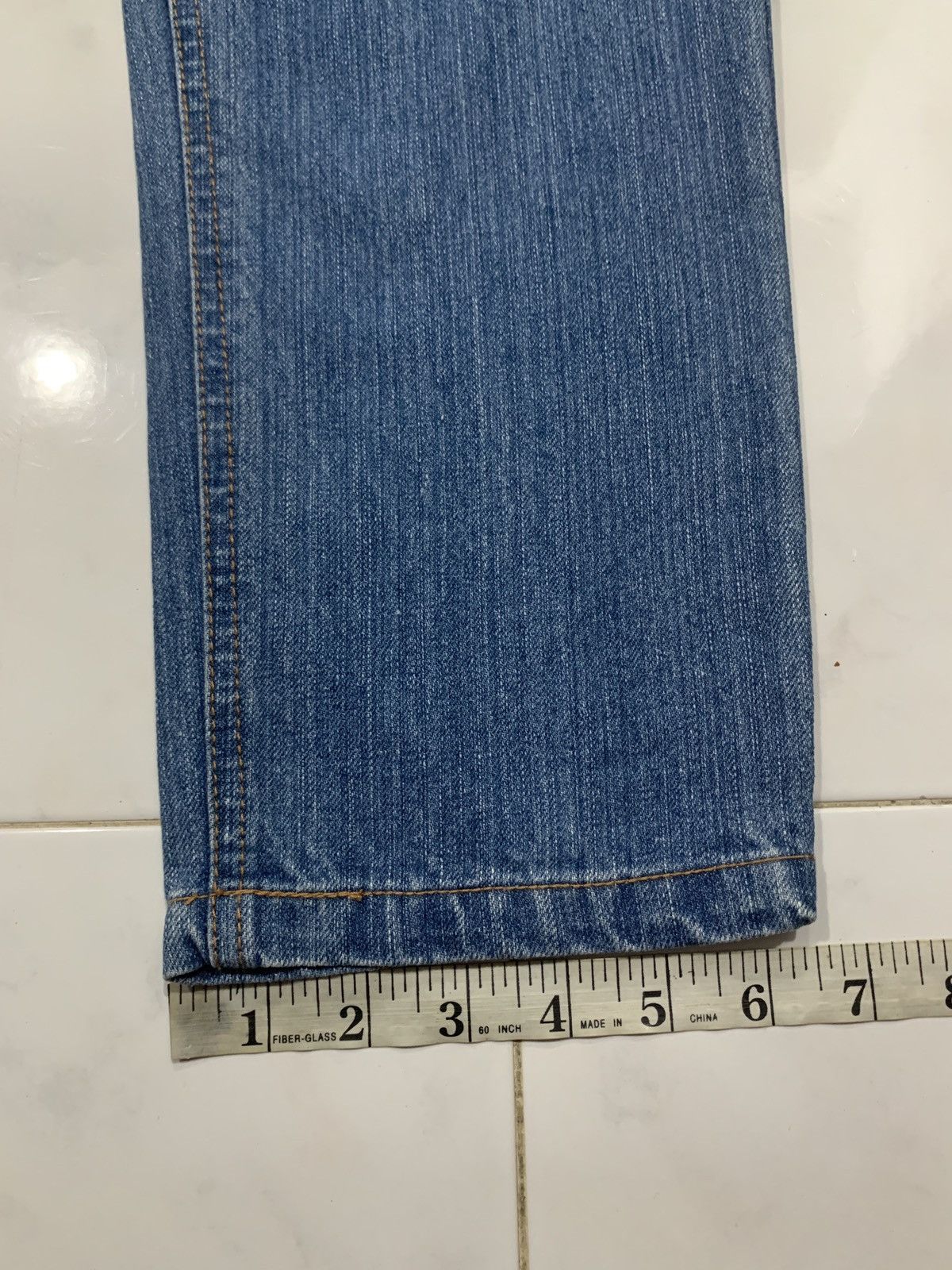 Japanese Brand Bluemoonblue 32 Vintage Printed Jeans Size US 28 / EU 44 - 18 Thumbnail