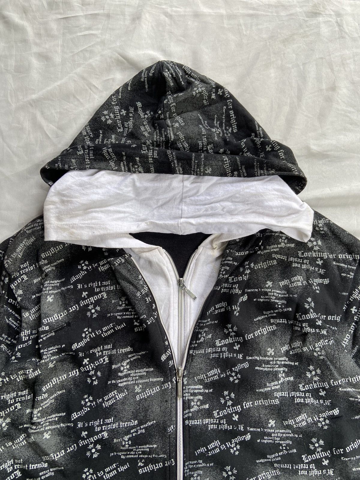 Japanese Brand MAYBE ITS MORE THAN THAT DOUBLE LAYER BEAUMONT CARR ZIP Size US XL / EU 56 / 4 - 6 Thumbnail
