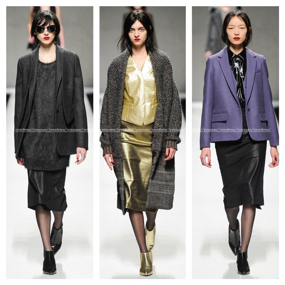 Max Mara Max Mara Crocodile Embossed Leather Jacket and Skirt Suit Size M / US 6-8 / IT 42-44 - 15 Thumbnail