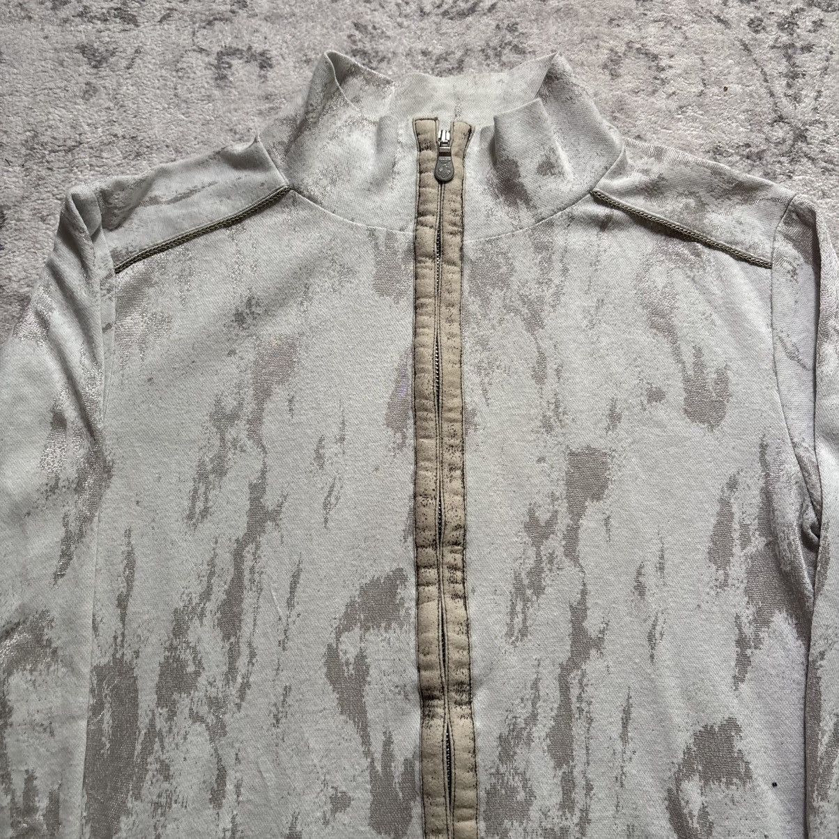 Tornado Mart Tornado Mart Metallic Paint Track Jacket Grey | Size L Size US L / EU 52-54 / 3 - 3 Thumbnail
