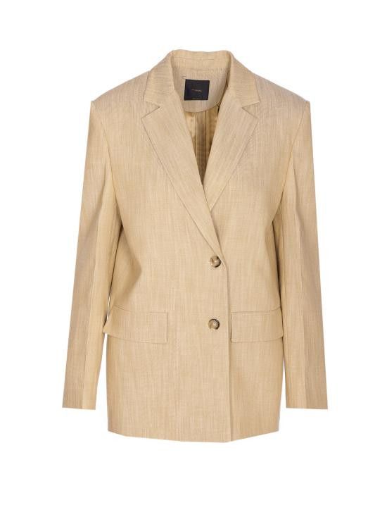 Pinko PINKO Women Jackets 104890 A2EJD18 Beige Size XS / US 0-2 / IT 36-38 - 1 Thumbnail