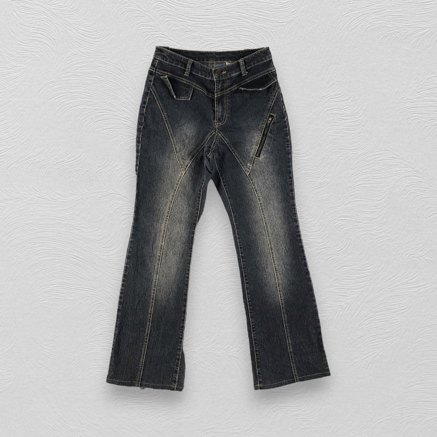 Japanese Brand Japanese Brand Jeans Flare Denim KJ1502 Size US 27 - 1 Thumbnail