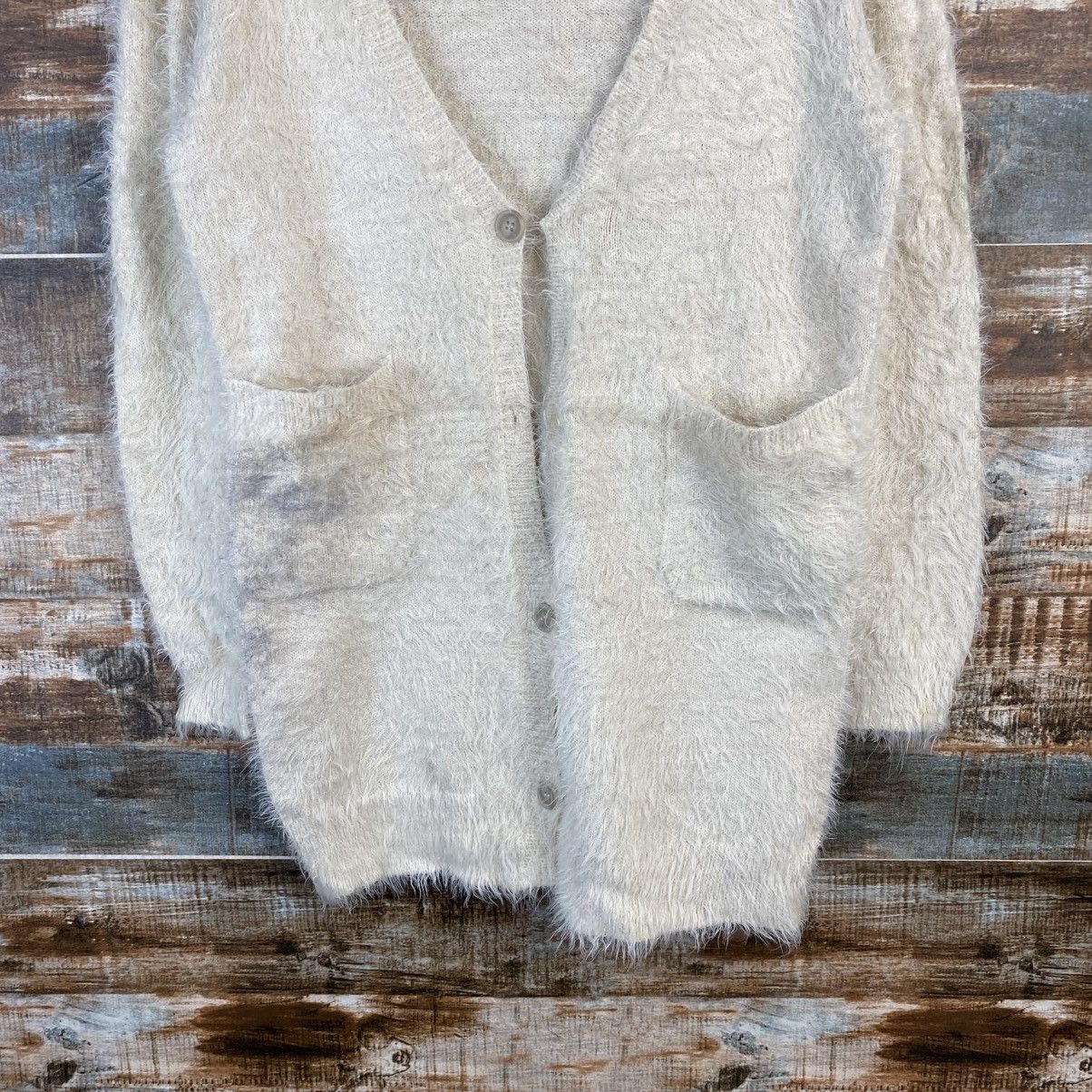 Japanese Brand DL Be Radiance Cream Mohair Shag Shaggy Knitwear #c1050 Size M / US 6-8 / IT 42-44 - 6 Thumbnail