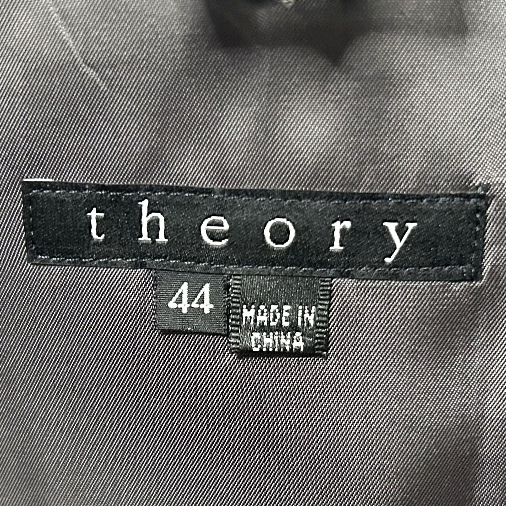 Theory Theory 44R Sport Coat Wool Blend Dark Gray Two Button Lined Double Vented Mens Regular Jacket Size US XS / EU 42 / 0 - 3 Thumbnail