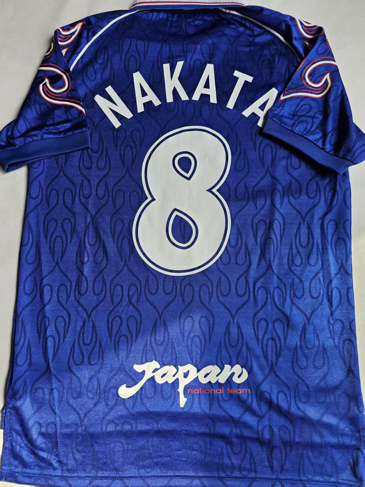 JAPAN1998 WORLD CUP 日本代表 サッカーシャツ NAKATA Japan 1998 FIFA World Cup Asics Home Shirt #8 NAKATA