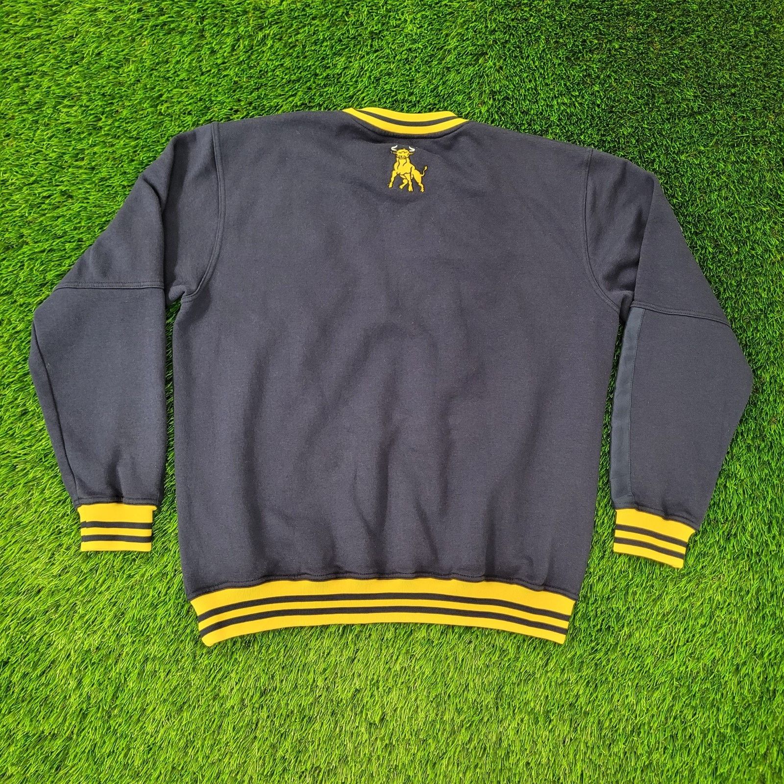 Vintage VTG Charlotte Varsity Ringer Sweatshirt XL Blue Yellow Y2K Size US XL / EU 56 / 4 - 5 Thumbnail
