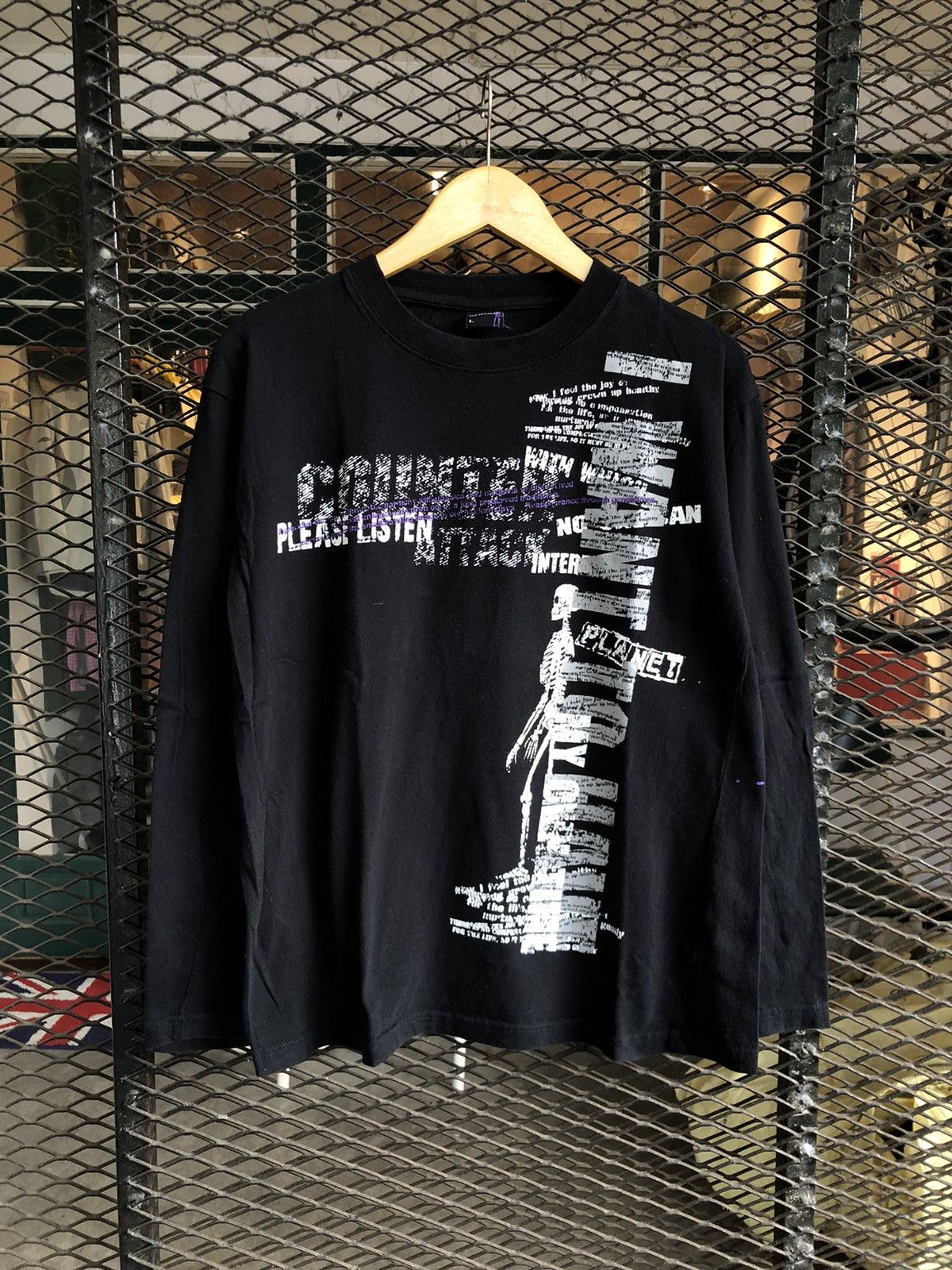 Japanese Brand THE BREAKERS POEM SHIRT SKULL GOTHIC LGBSTYLE Size US L / EU 52-54 / 3 - 1 Thumbnail
