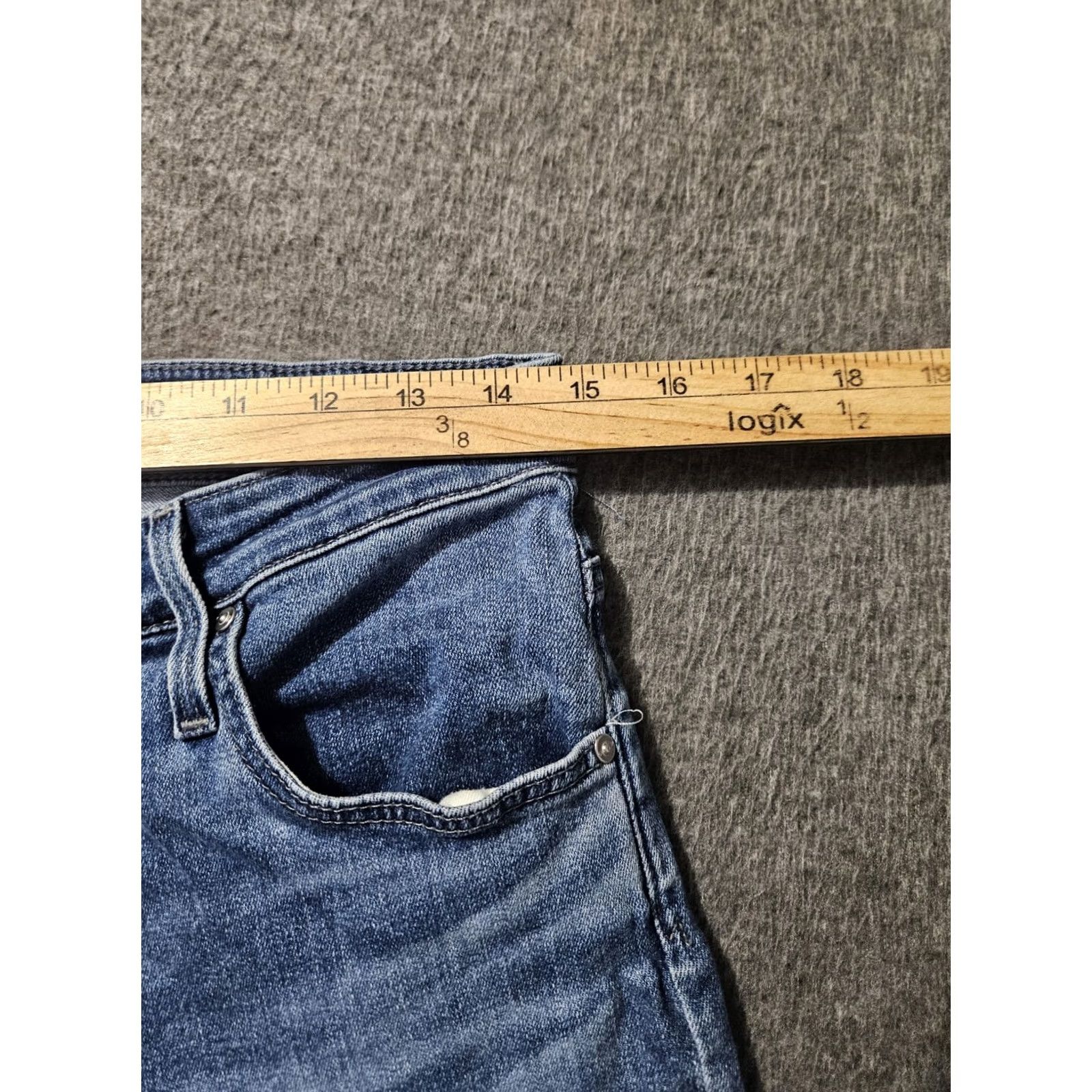 Vintage VINTAGE AG Adriano Goldschmied Stevie Ankle Jeans Women's 30R Blue Denim Slimming Stretch Pockets Zipper Logo | City Preppy Style Size 30" / US 8 / IT 44 - 5 Thumbnail