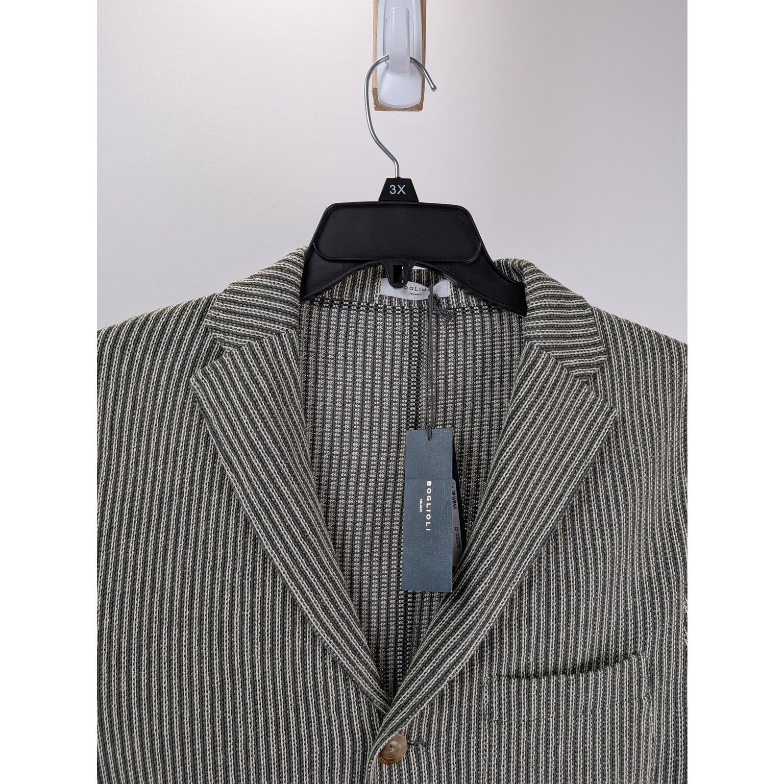 Boglioli o1rshd1 CC20 Striped Blazer Jacket Suits in Multicolor Size US M / EU 48-50 / 2 - 6 Thumbnail
