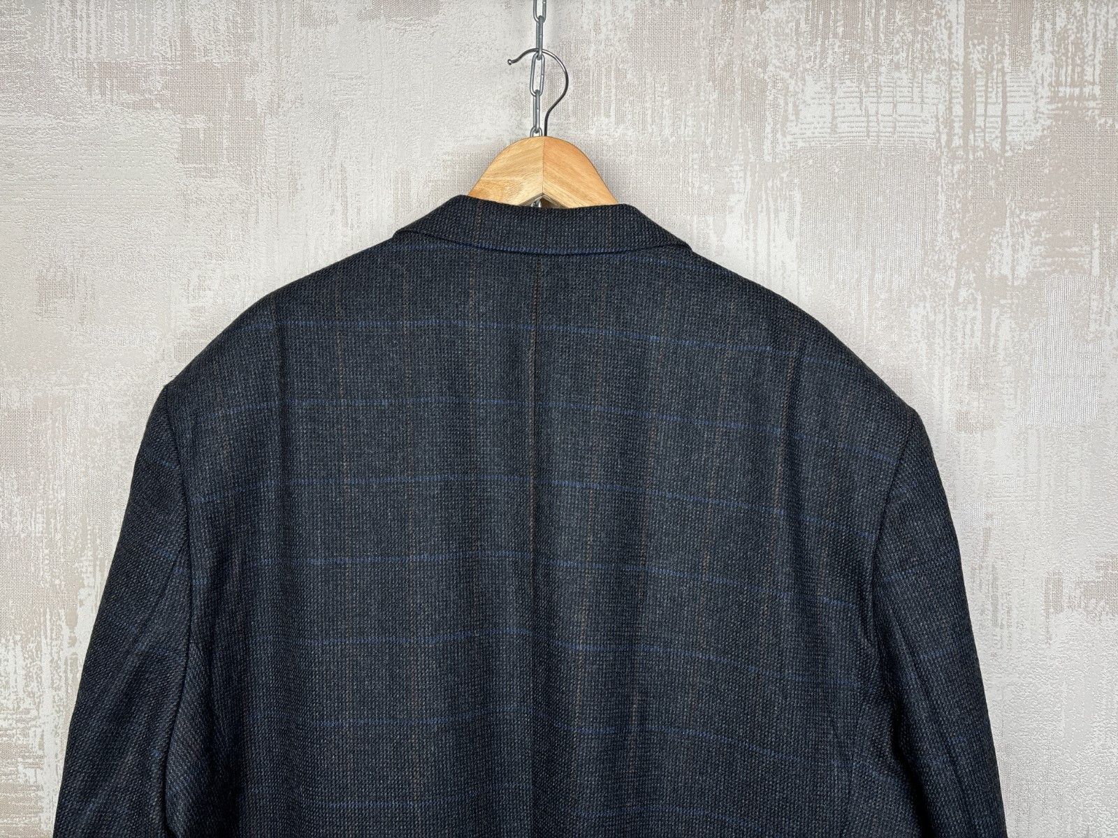 Other Edler Von F Oxford Wool Check Blazer Jacket Sport Coat Size 54R - 21 Thumbnail