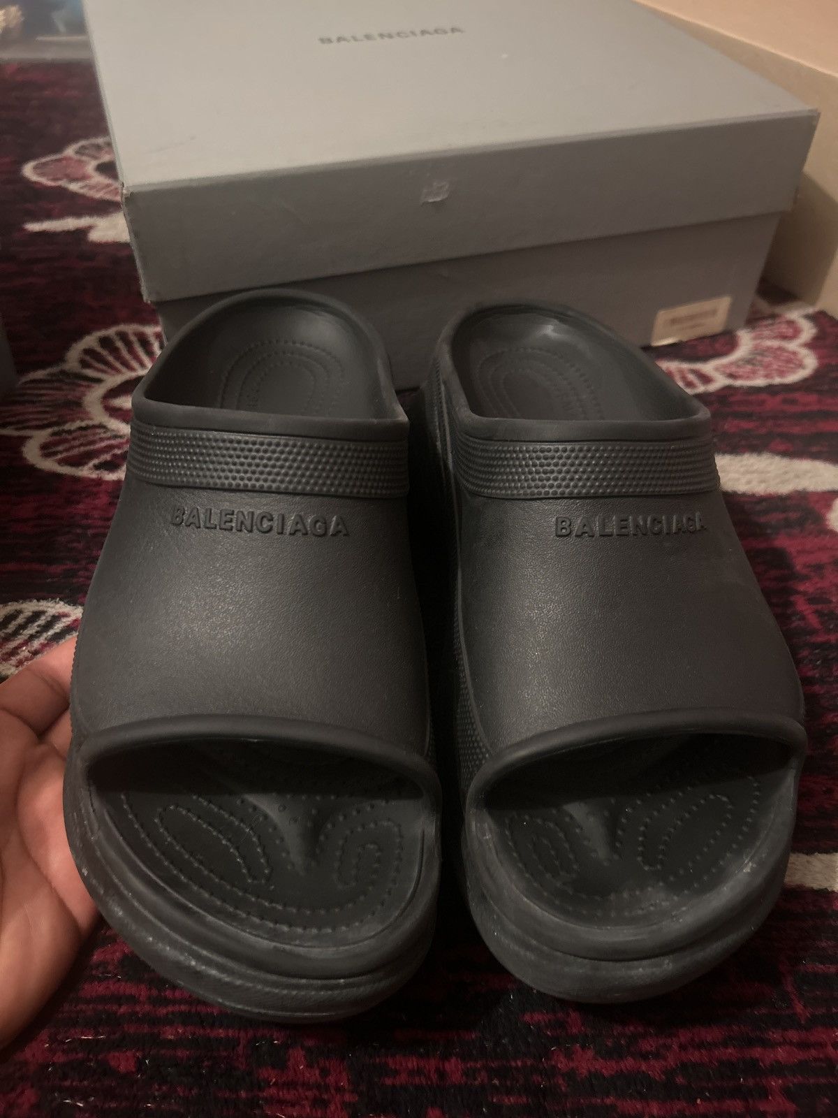 Balenciaga Balenciaga x Croc Pool Slide Size US 11 / EU 44 - 1 Thumbnail