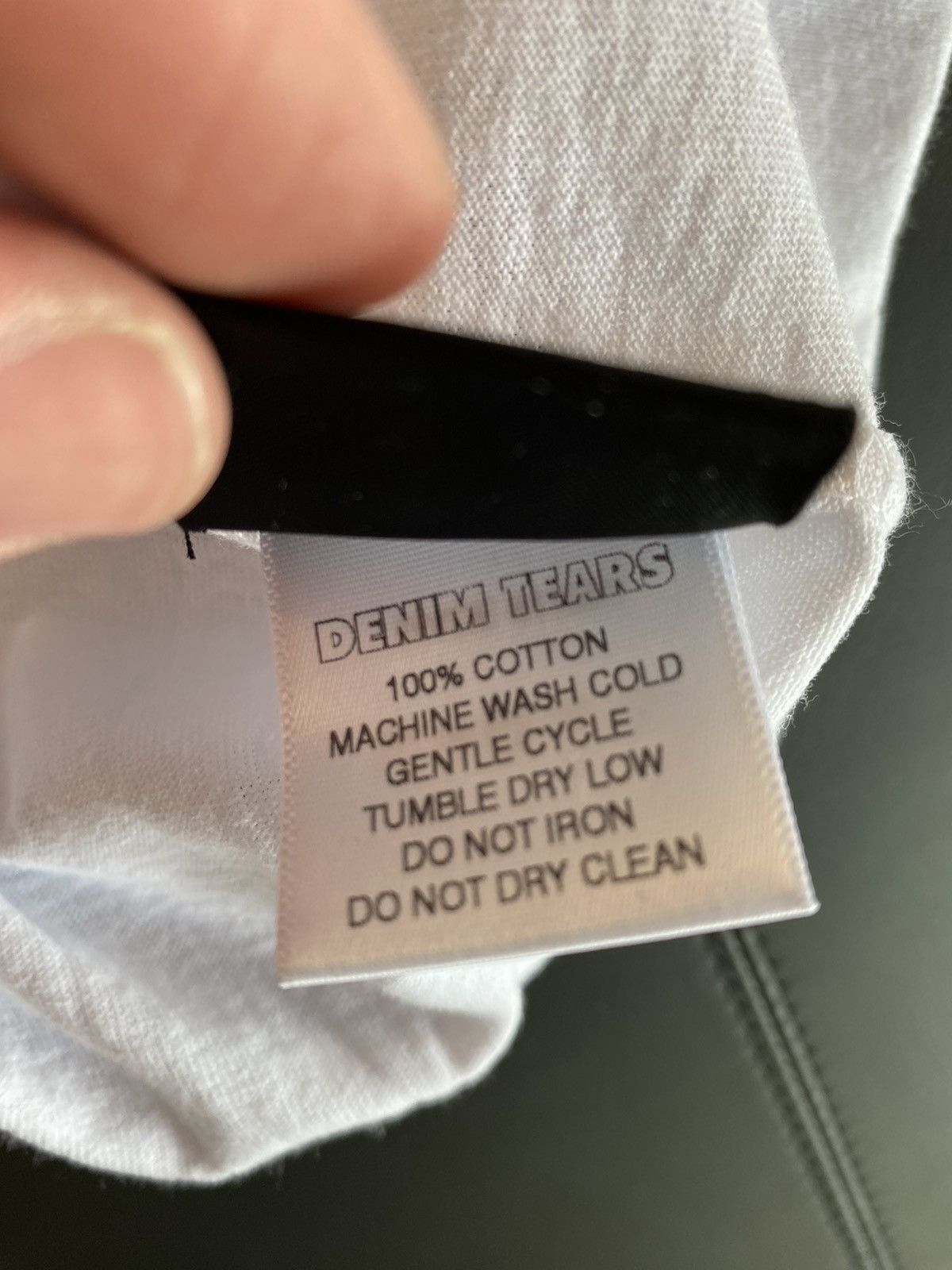 DENIM TEARS Denim Tears ADG Green on White Tee Size US XL / EU 56 / 4 - 4 Thumbnail