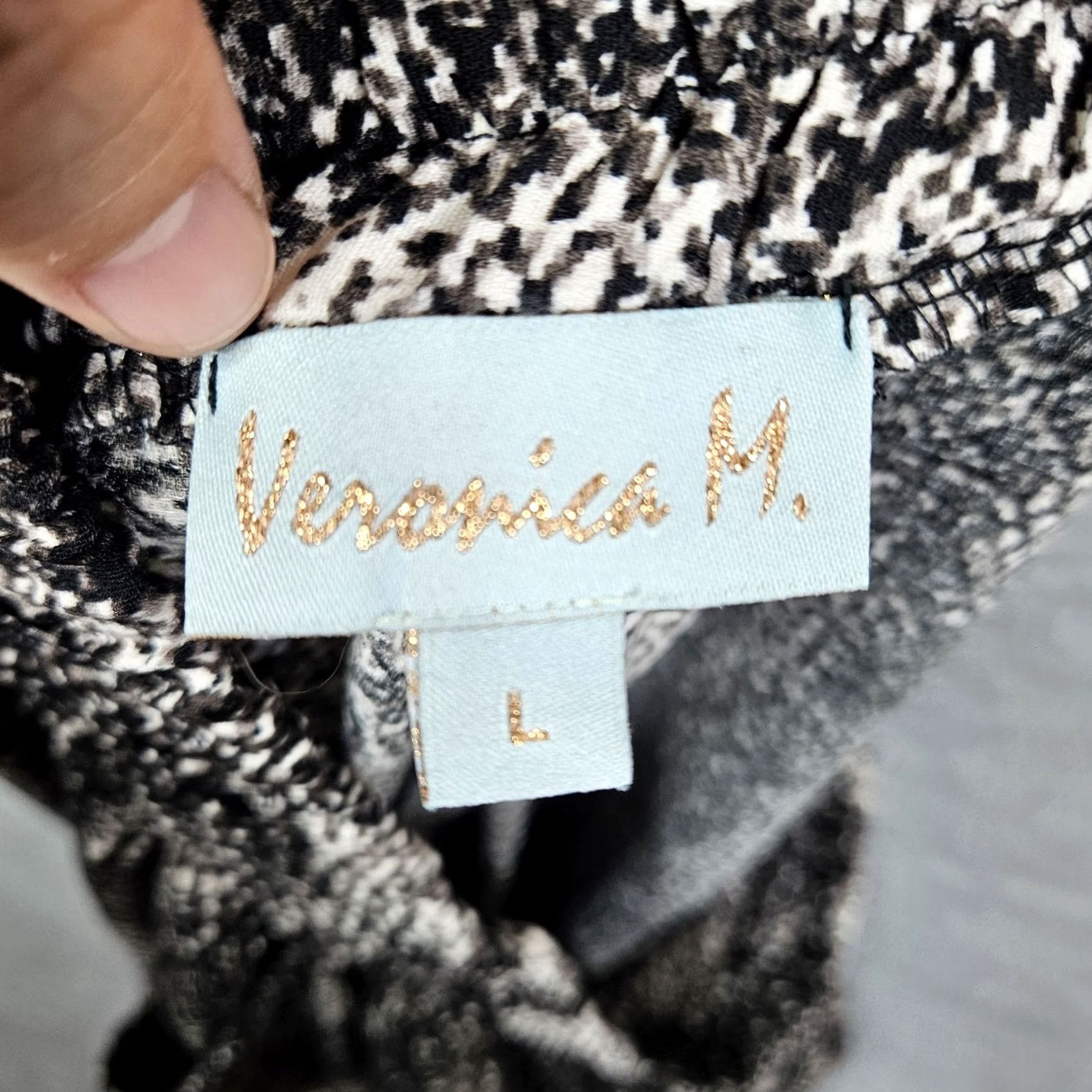 Vintage Veronica M Women’s Snake Printed Pockets Elastic Waist Pants Sz L Size 36" / US 14 / IT 50 - 5 Thumbnail
