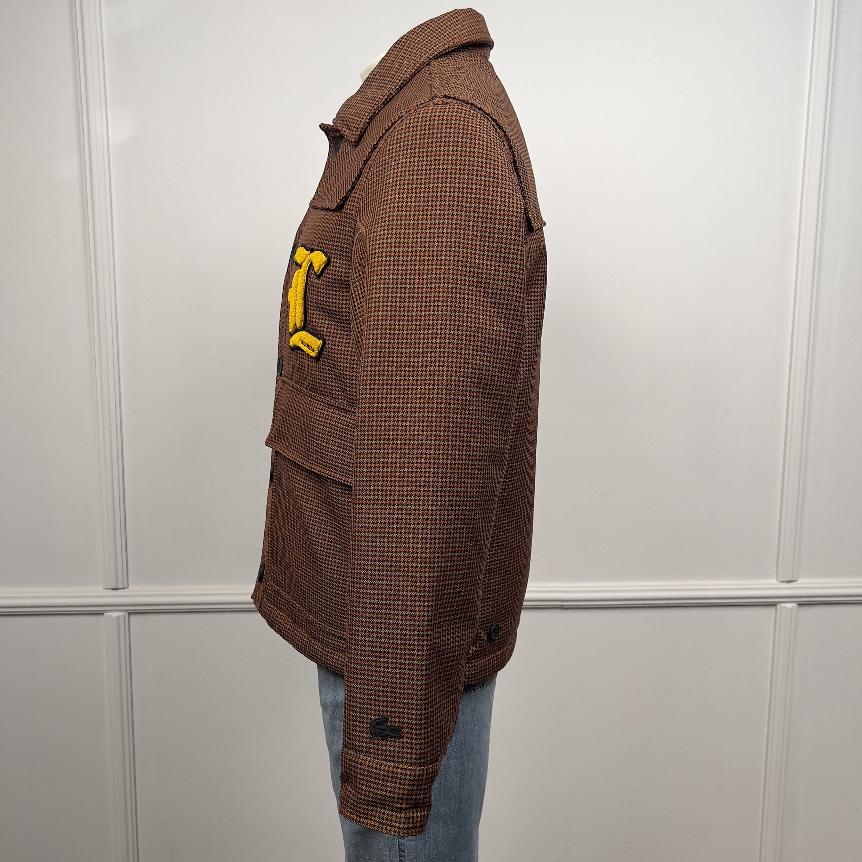 Lacoste RRP$390 NWT Houndstooth Wool Button Up Jacket sz S (46) Size US S / EU 44-46 / 1 - 3 Thumbnail