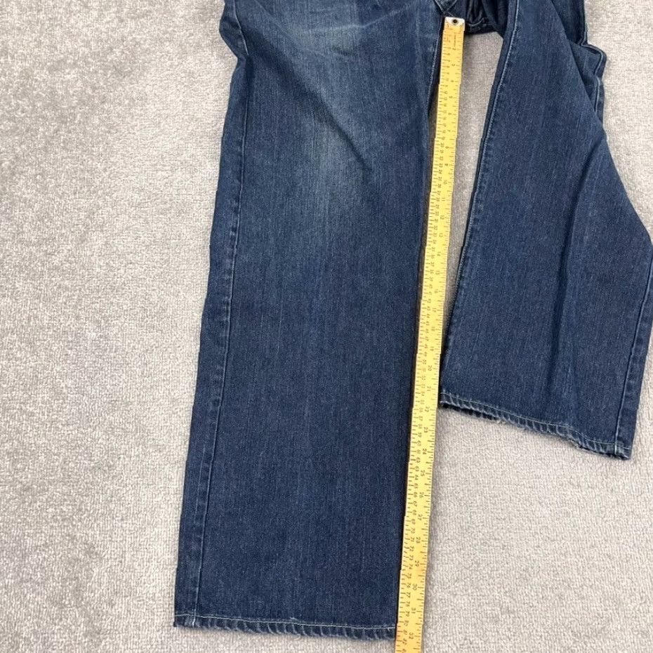 Sean John VINTAGE Sean John Jeans Mens 34 x 32 Wide Baggy Blue Denim Skater Grunge Hip Hop Y2K Mens Jeans 34x32 Blue Baggy Wide-Leg Den Size US 34 / EU 50 - 6 Thumbnail