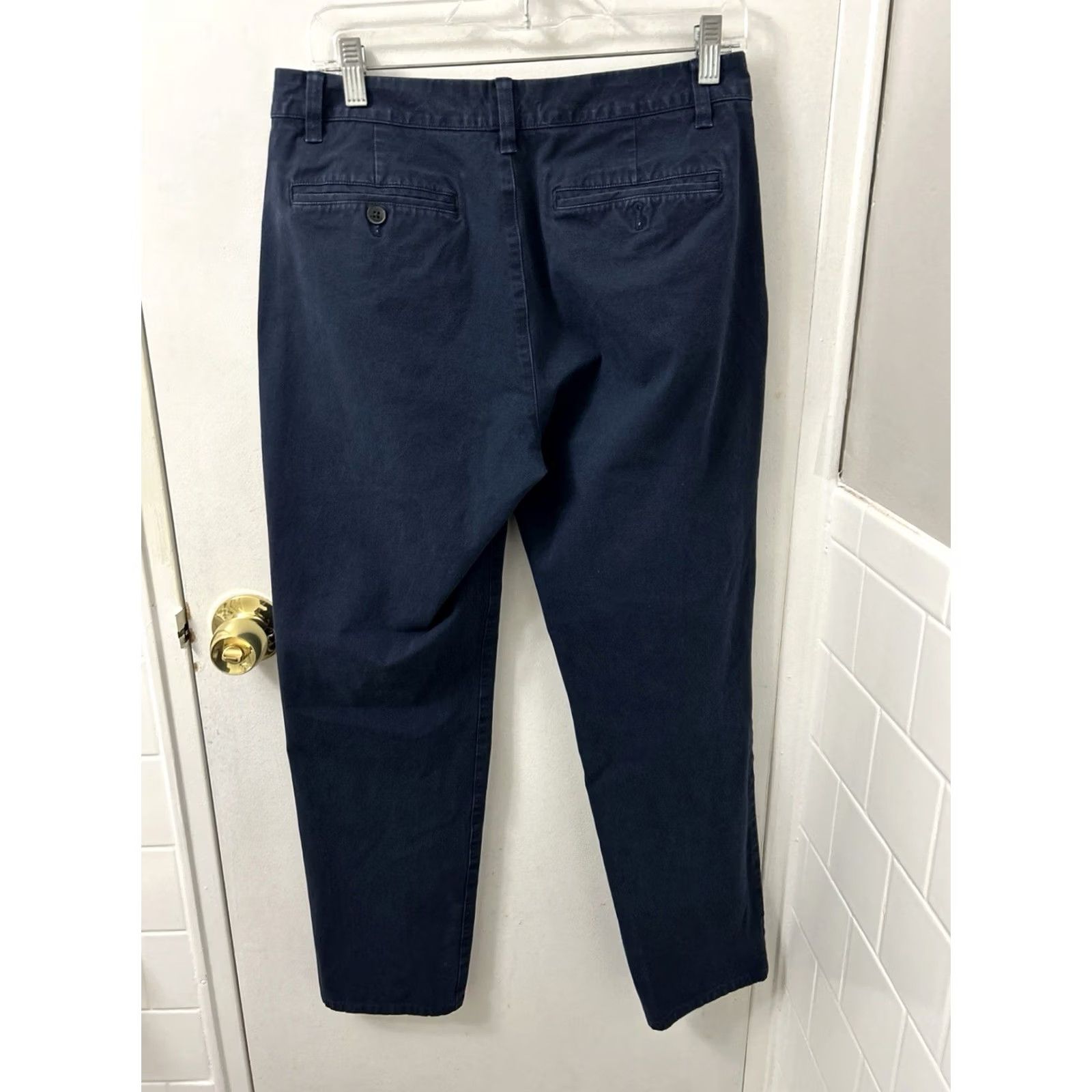 Bonobos Bonobos Pants Mens 31x28 Navy Blue Athletic Fit Stretch Cotton Chino Trousers Size US 31 - 6 Thumbnail