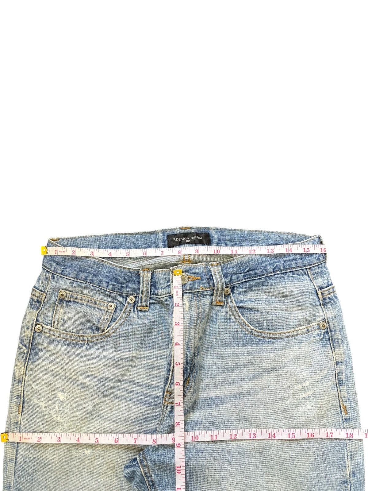 Vintage Japanese Brand Sashiko Style Distress Loose Jeans