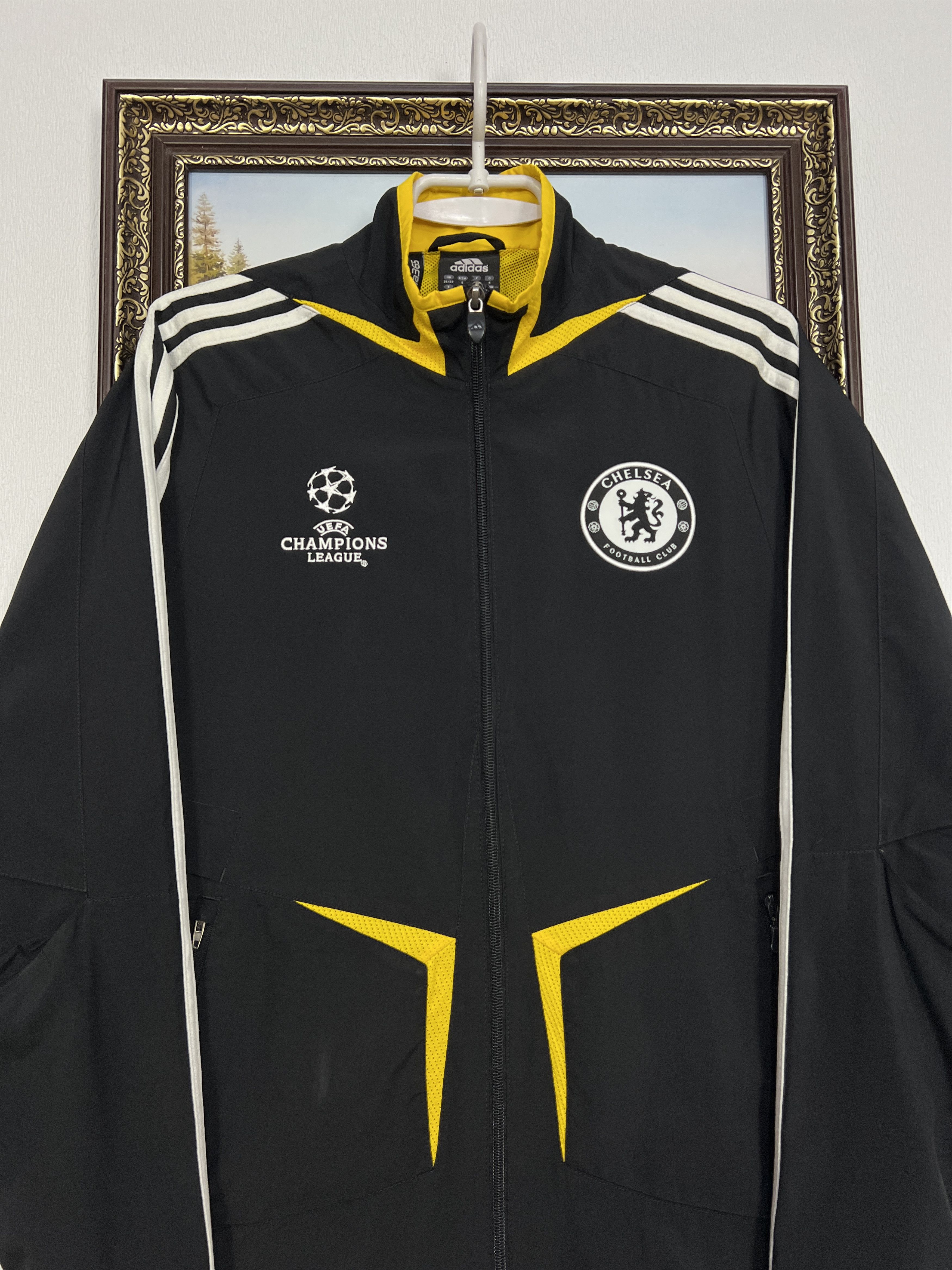 Adidas Vintage Chelsea Football Jacket Soccer Train Track Top Size US S / EU 44-46 / 1 - 2 Thumbnail