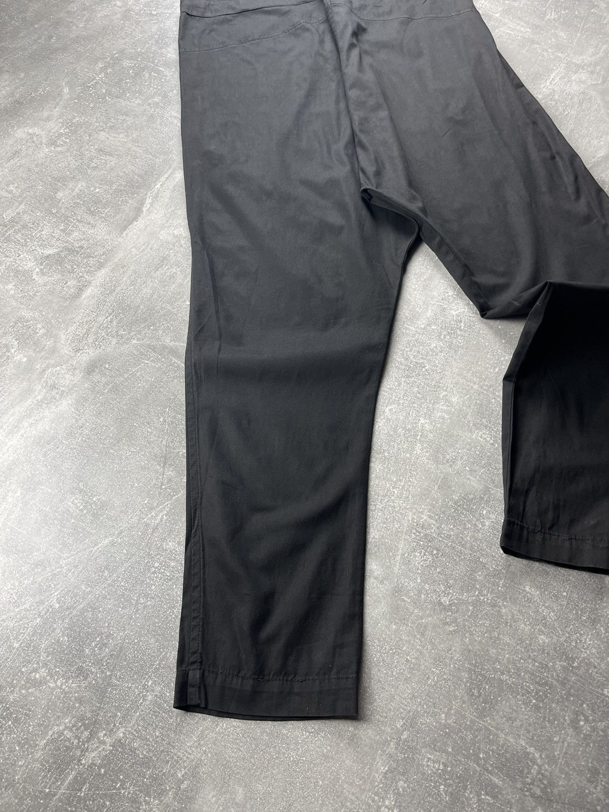 Other Avant Garde I M Brian IMB Drawstring Relaxed Pants Black Size US 33 - 8 Thumbnail