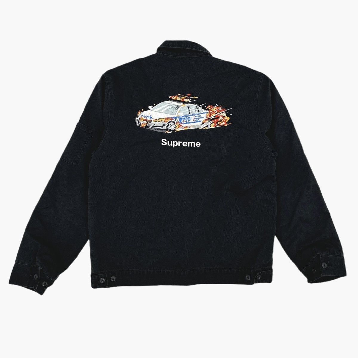 Supreme Supreme Cop Car Embroidered Work Jacket | Grailed