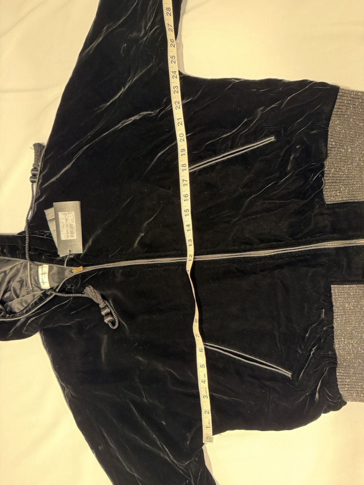 Saint Laurent Paris Saint Laurent velvet hoodie. 48/M. $3290 Size US M / EU 48-50 / 2 - 5 Thumbnail