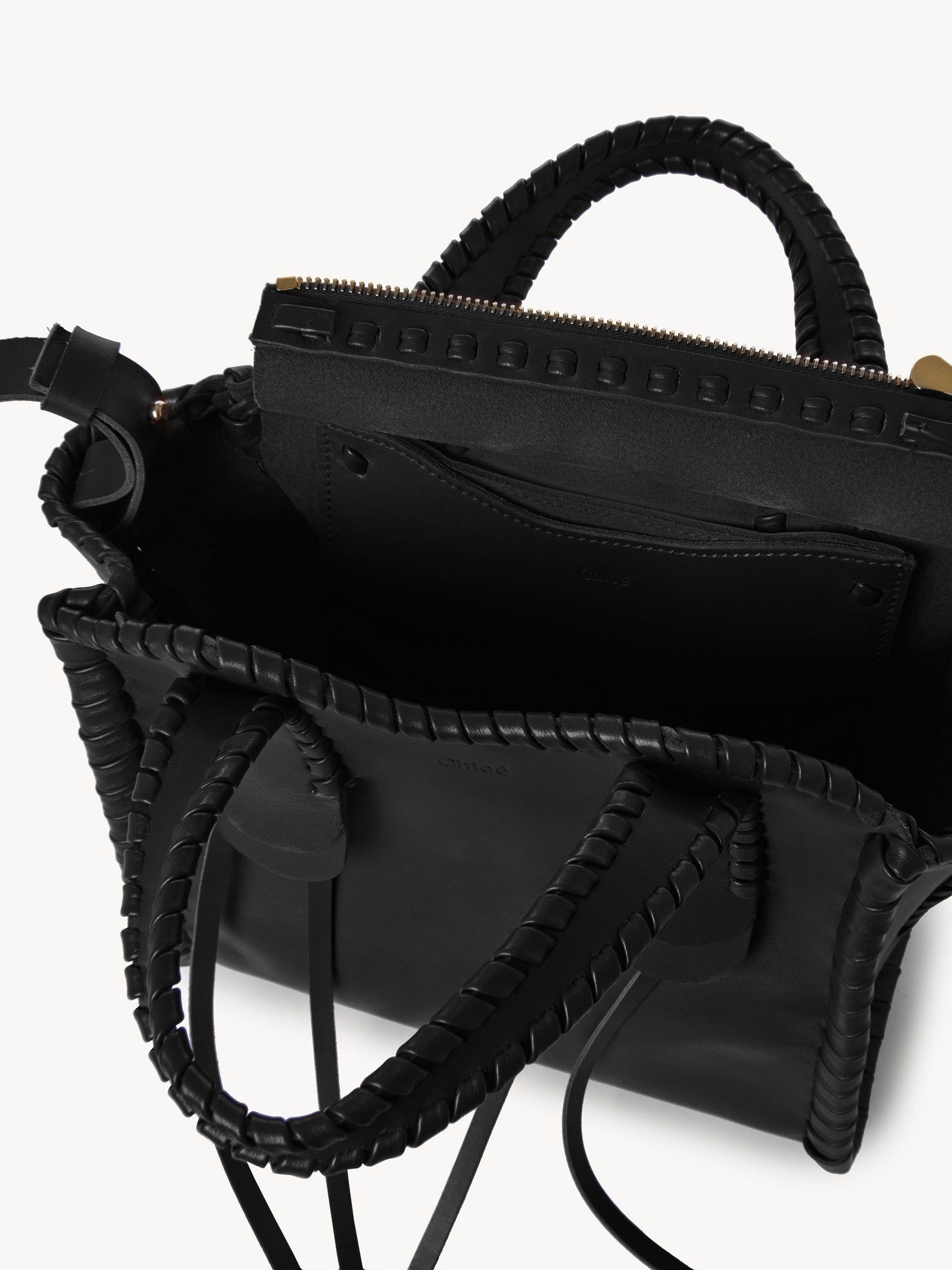 Chloe o1loc1c0325 Size: OS / CHC23 Mony Small Tote Bag in Black Size ONE SIZE - 5 Thumbnail