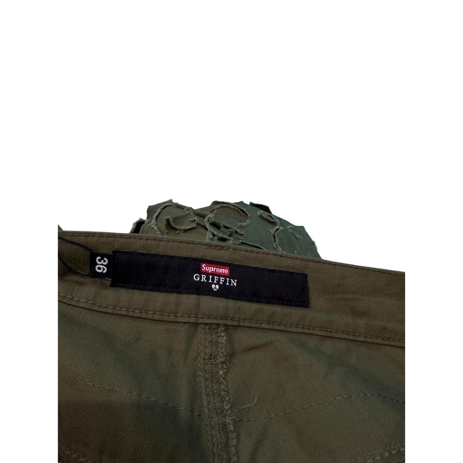 Supreme Supreme Griffin Denim Olive Jeans Size US 36 / EU 52 - 4 Thumbnail
