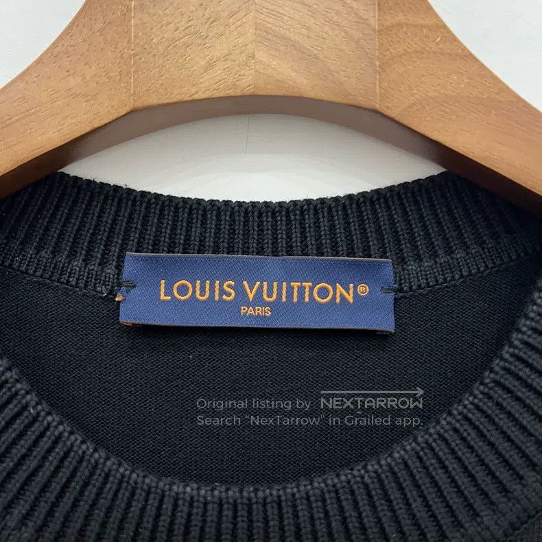 Louis Vuitton Louis Vuitton Pin Embroidery Logo Knit Short Sleeve Size US XL / EU 56 / 4 - 5 Thumbnail