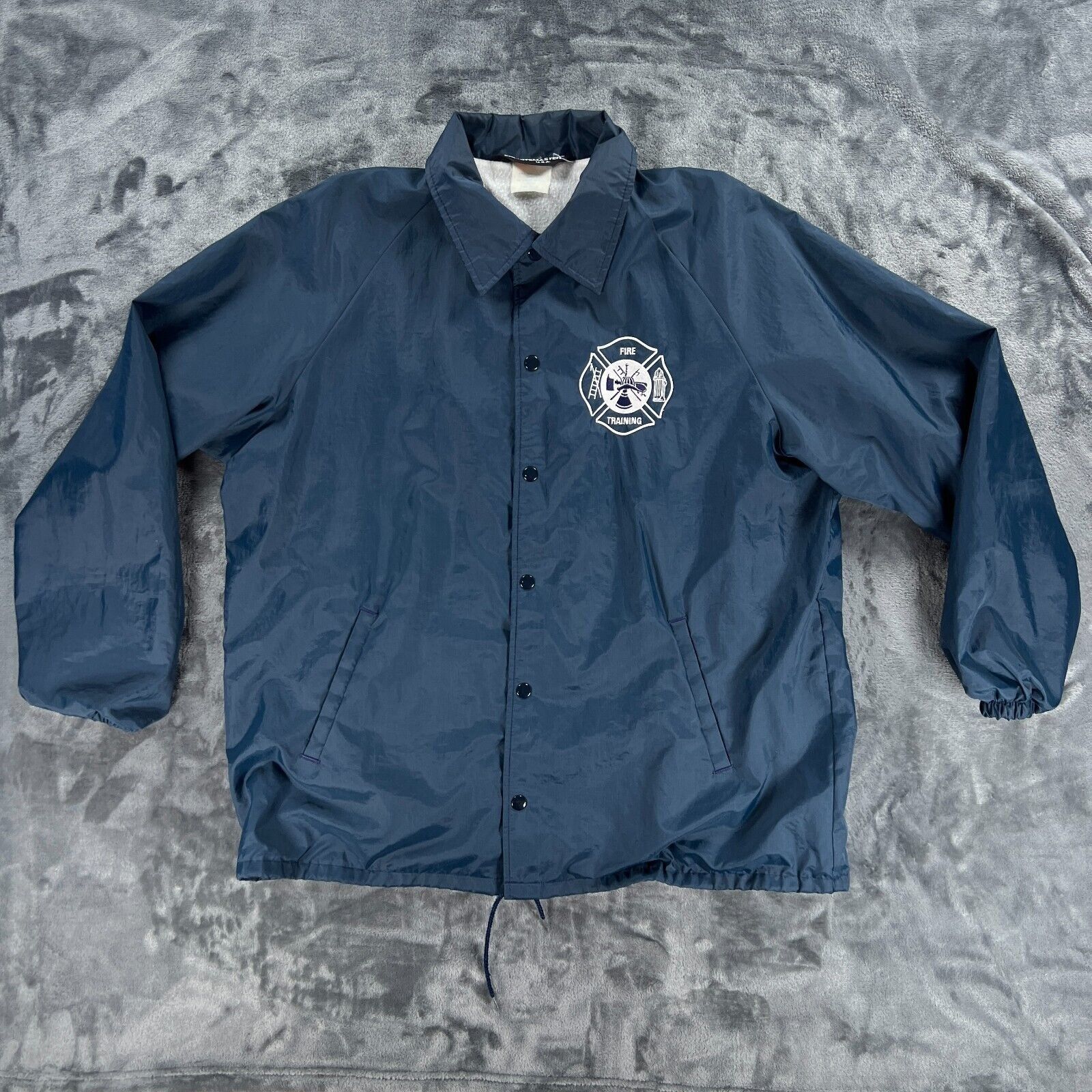 Other Sportsmaster 80's Fire Training Windbreaker Men XL Made in U Size US XL / EU 56 / 4 - 1 Thumbnail