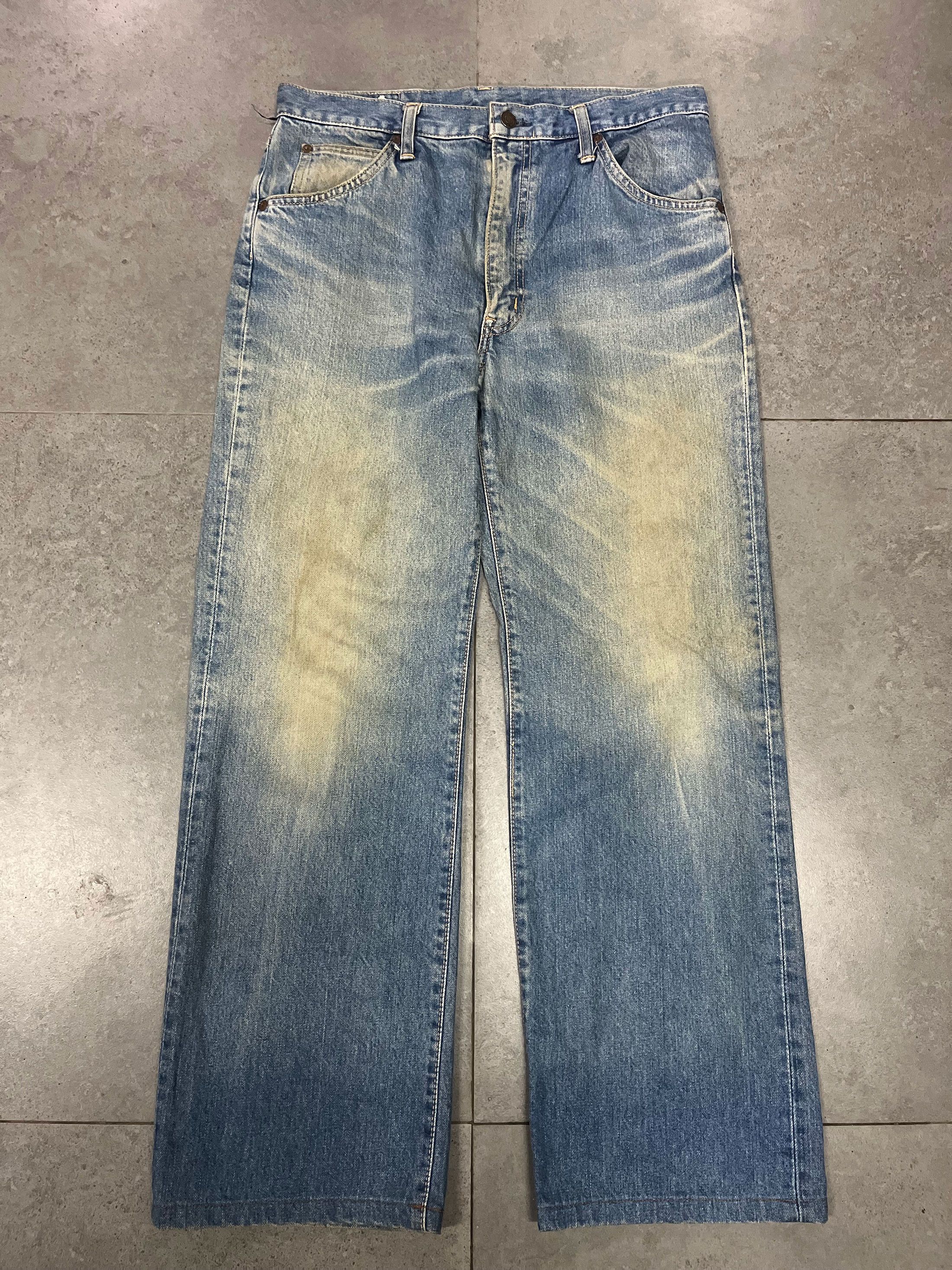 Edwin Vintage Edwin Japan Zipper Fly Stone Wash Faded Size US 32 / EU 48 - 1 Thumbnail