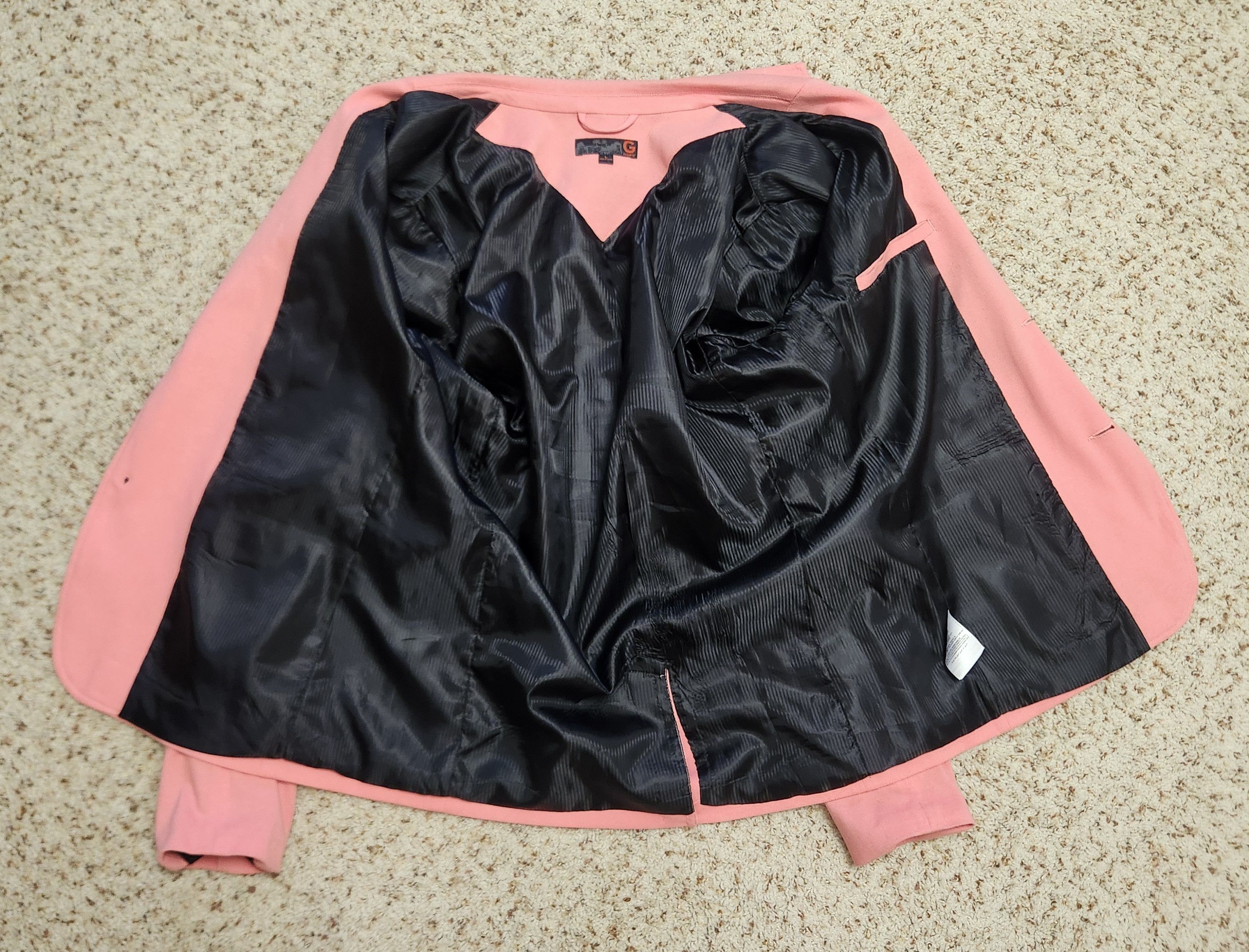 Guess Guess pink cotton blazer L men's two button jacket Size 42R - 6 Thumbnail