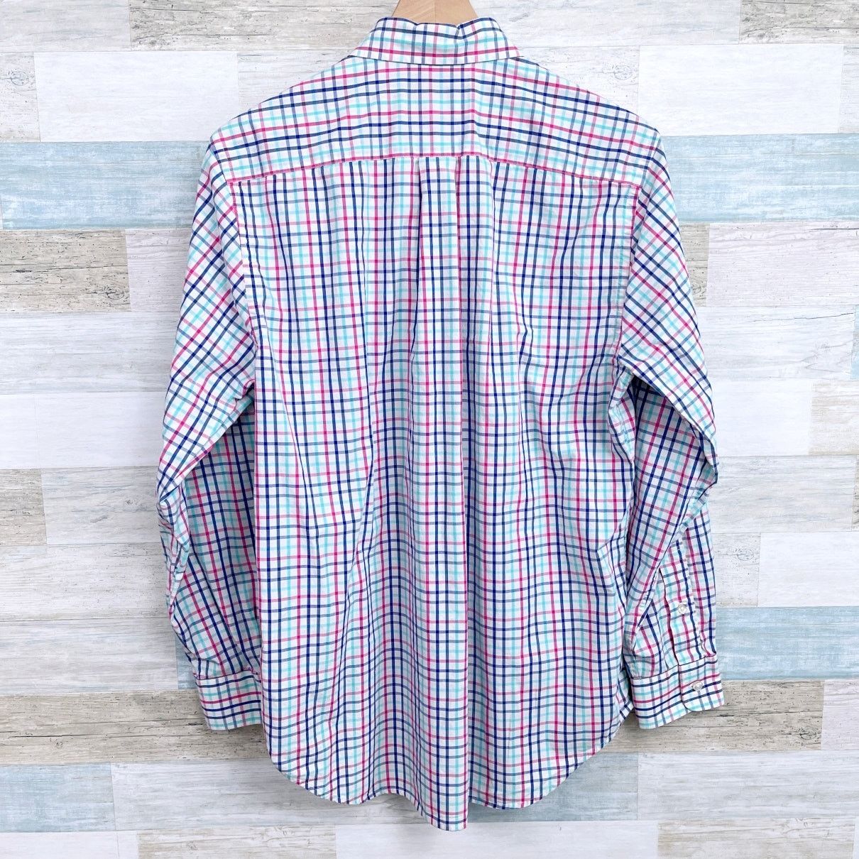 Vineyard Vines Vineyard Vines Slim Fit Whale Shirt Blue Pink Plaid Mens M Size US M / EU 48-50 / 2 - 3 Thumbnail