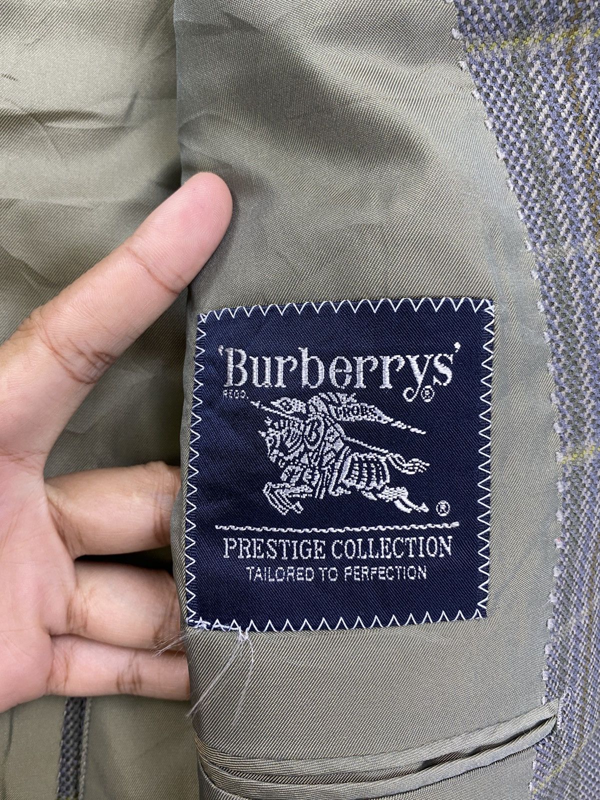Burberry × Japanese Brand × Vintage Vintage Burberry Double Button Blazer Jacket Size US M / EU 48-50 / 2 - 10 Thumbnail