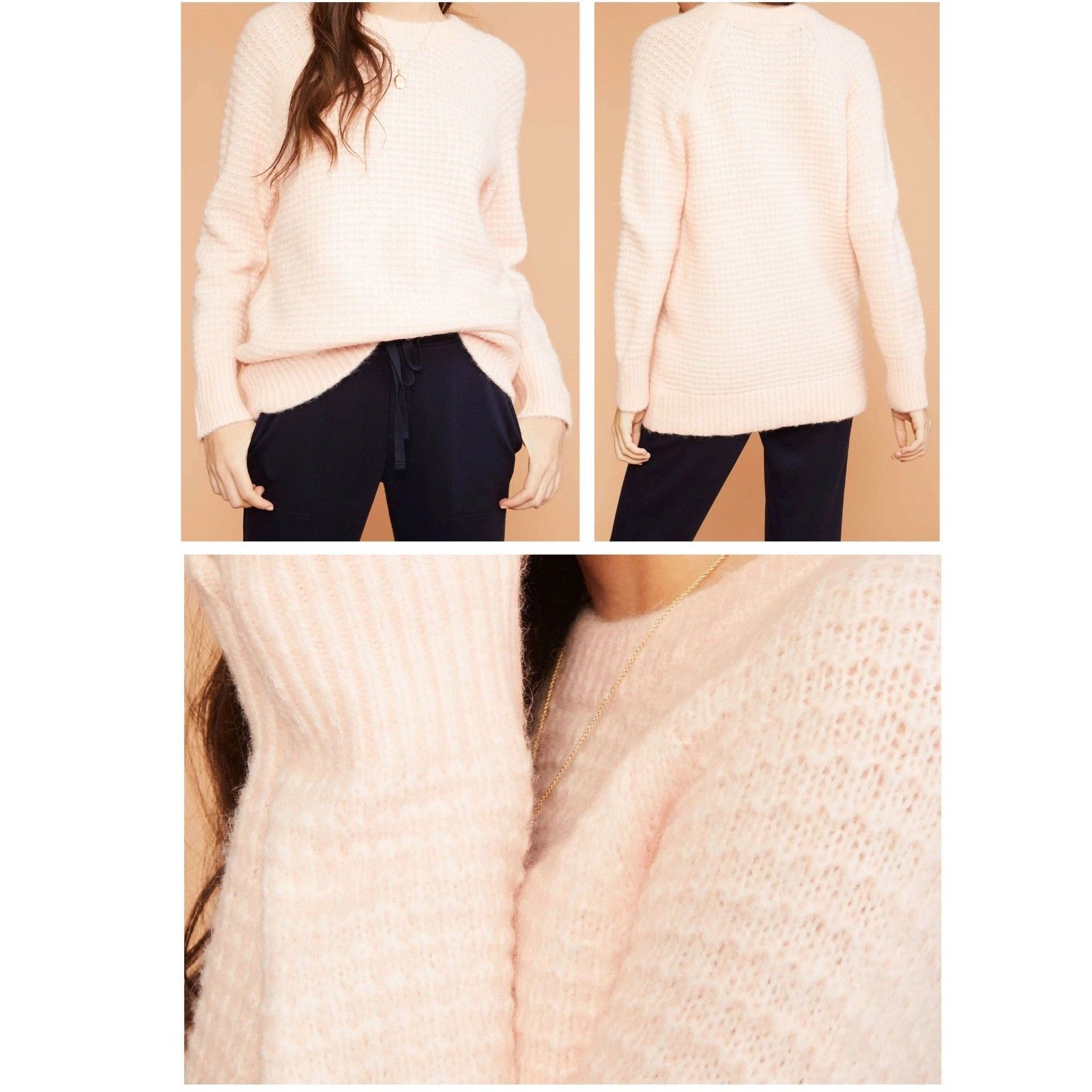 Loft Loft Lou & Grey Texturestitch Sweater in Crystalline Pink Size S / US 4 / IT 40 - 1 Thumbnail